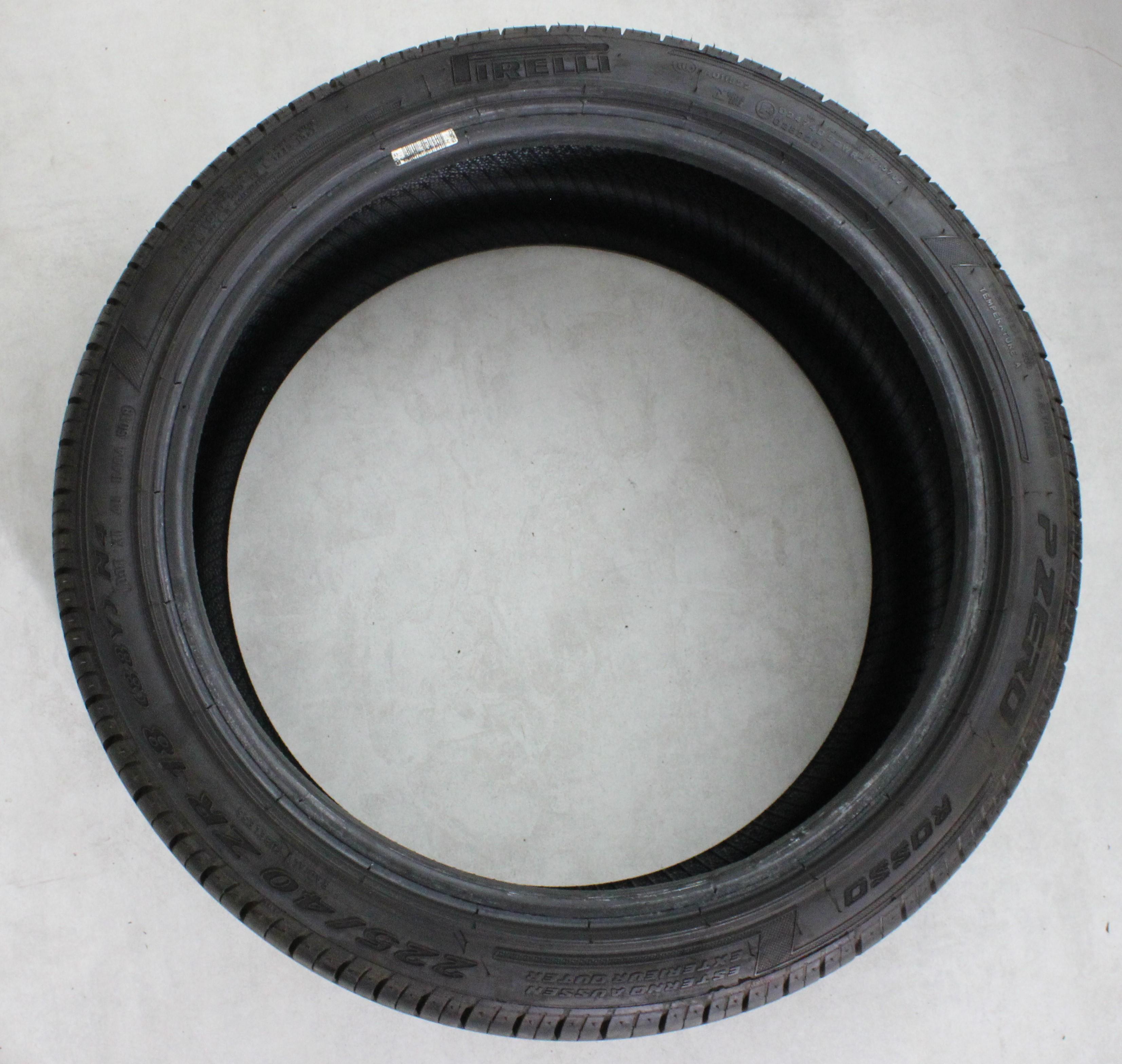 2 x 225/40R18 88Y Sommerreifen Pirelli Pzero Rosso 7,5-8mm 2018