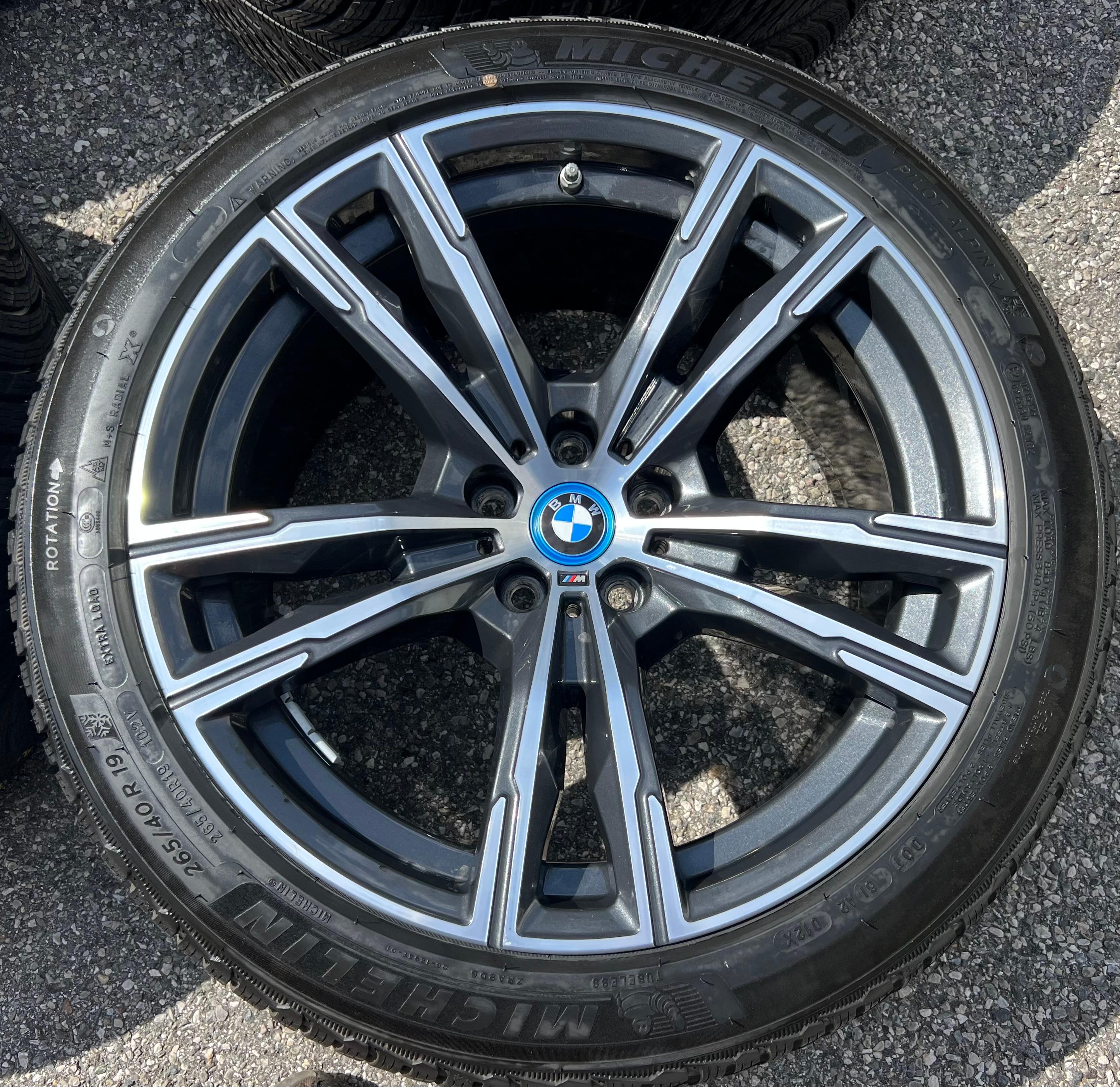 4 ORIGINAL 19" ALU WINTERRÄDER BMW M8 F91 F92 F93 STYLING M812 8089560 8089561 FREIHAUS