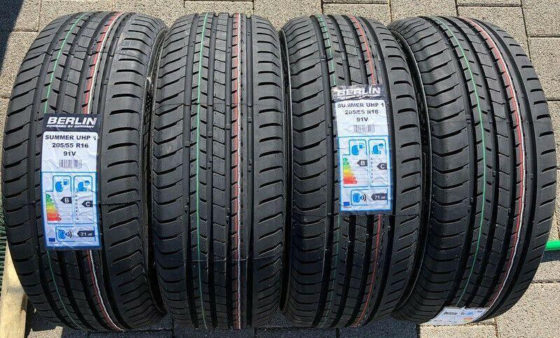 4 X 205/55R16 91V BERLIN TIRE SUMMER UHP1 SOMMERREIFEN 2020 #3206