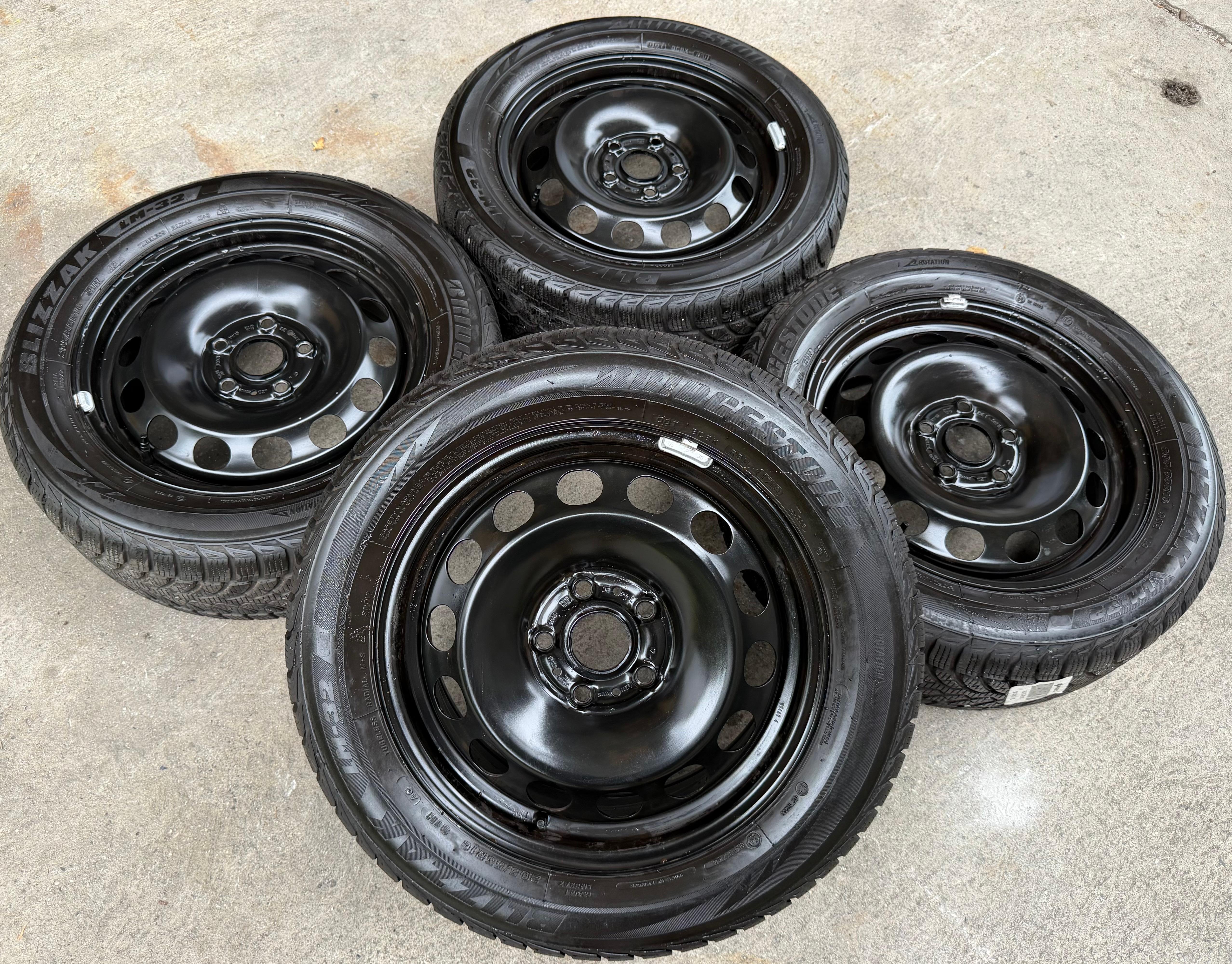 4 Winterräder VW Golf 7 Audi A3 8V Seat Leon 5F Skoda Octavia 5E 205/55R16 91H Bridgestone