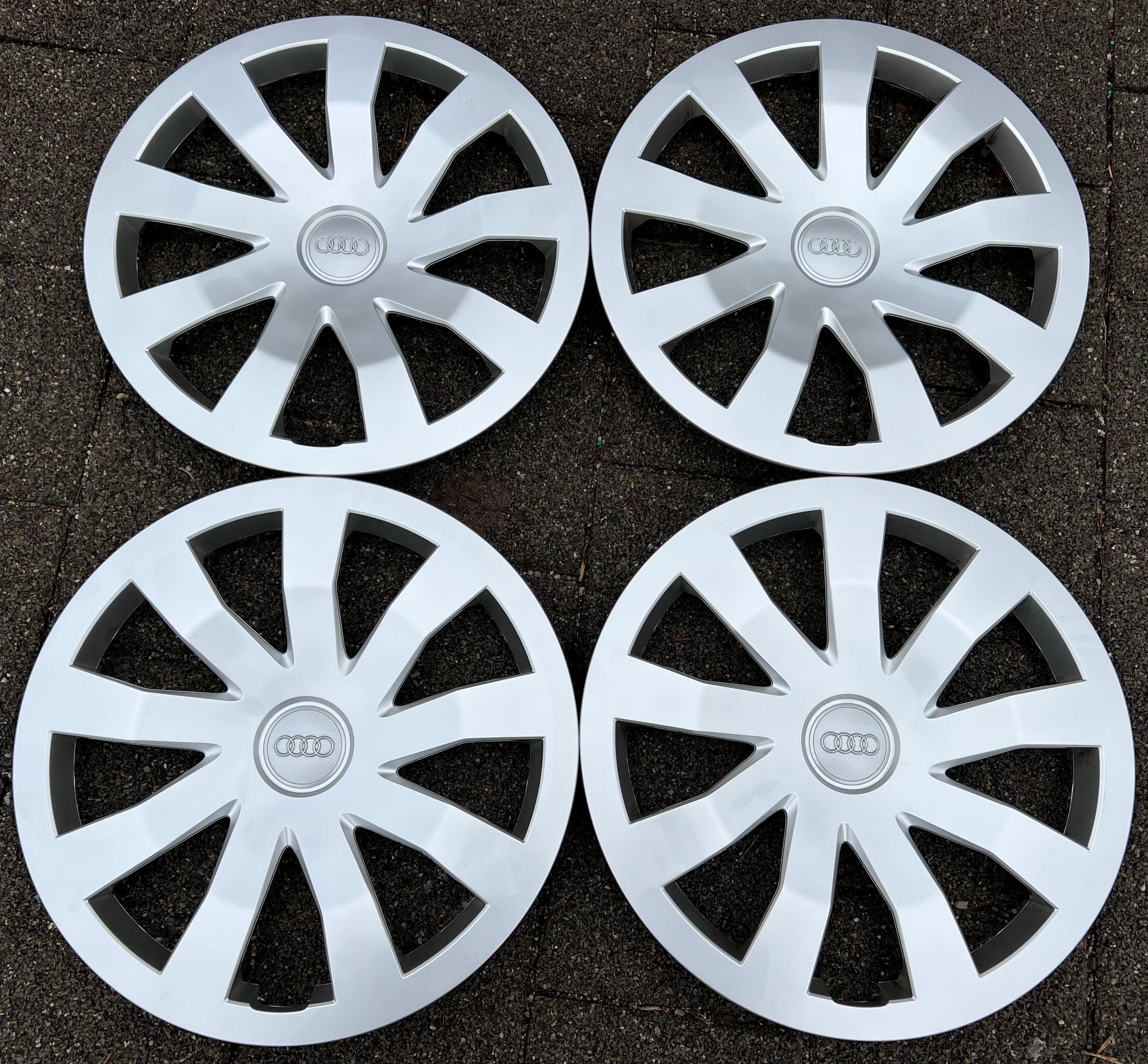 4 TAPACUBOS ORIGINALES DE 15" PARA AUDI A1 8X GB 82A601147 15 PULGADAS, ENVÍO GRATUITO