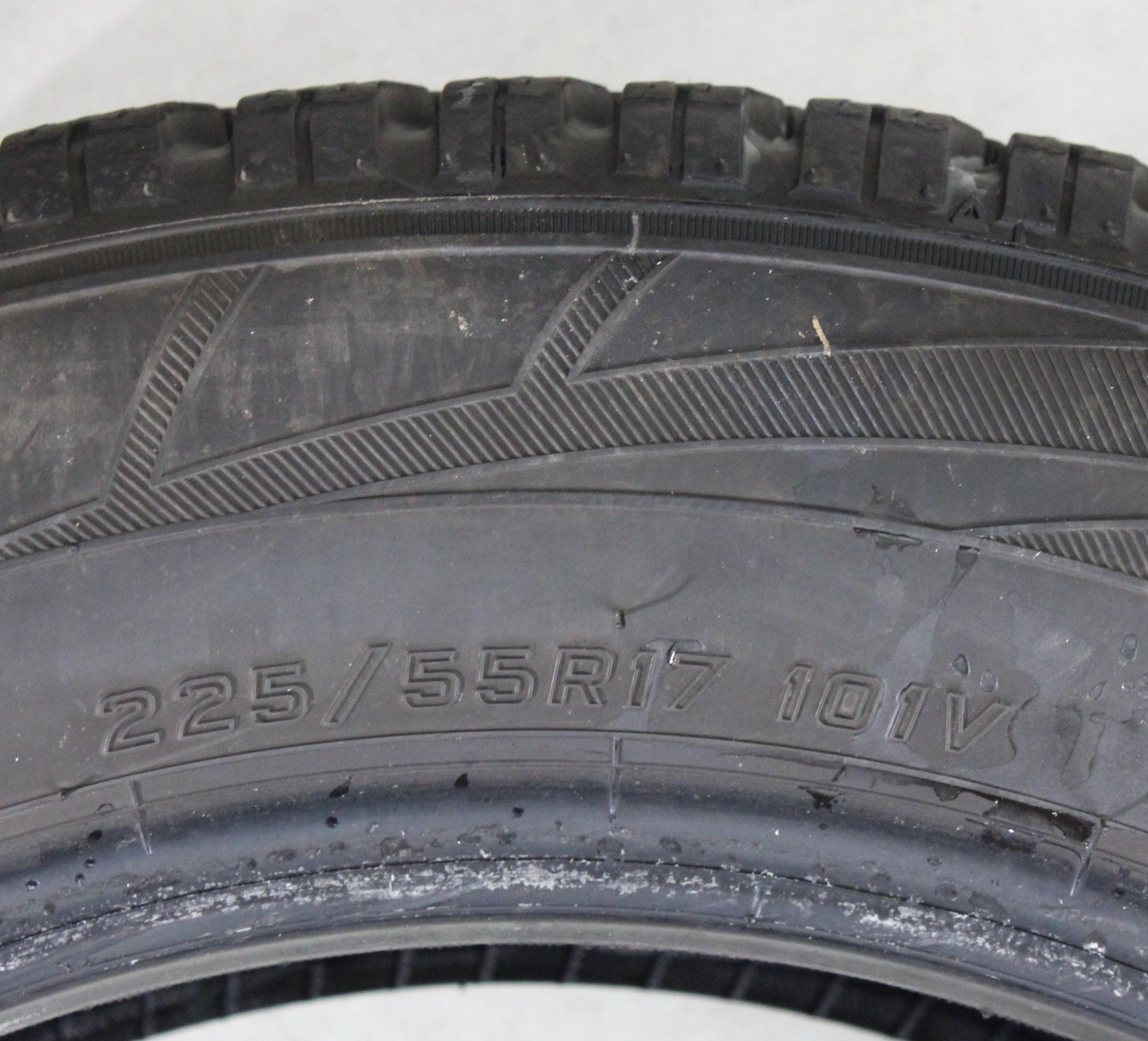 4 x 225/55R17 101V Winterreifen Falken Eurowinter HS01 8mm 2017 XL