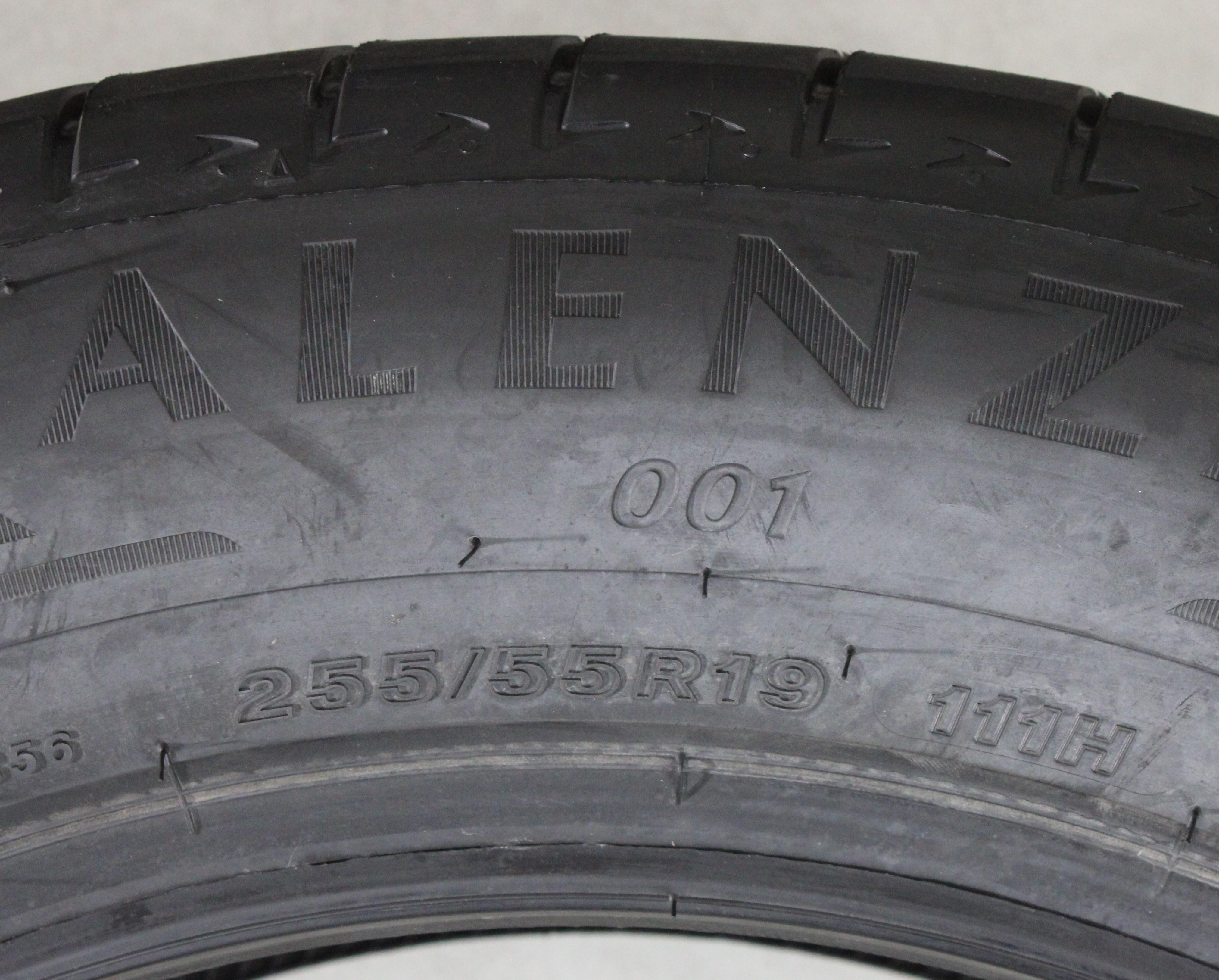 2 pneus d'été Bridgestone Alenza 001 AO 255/55R19 111H, NEUFS, 2019