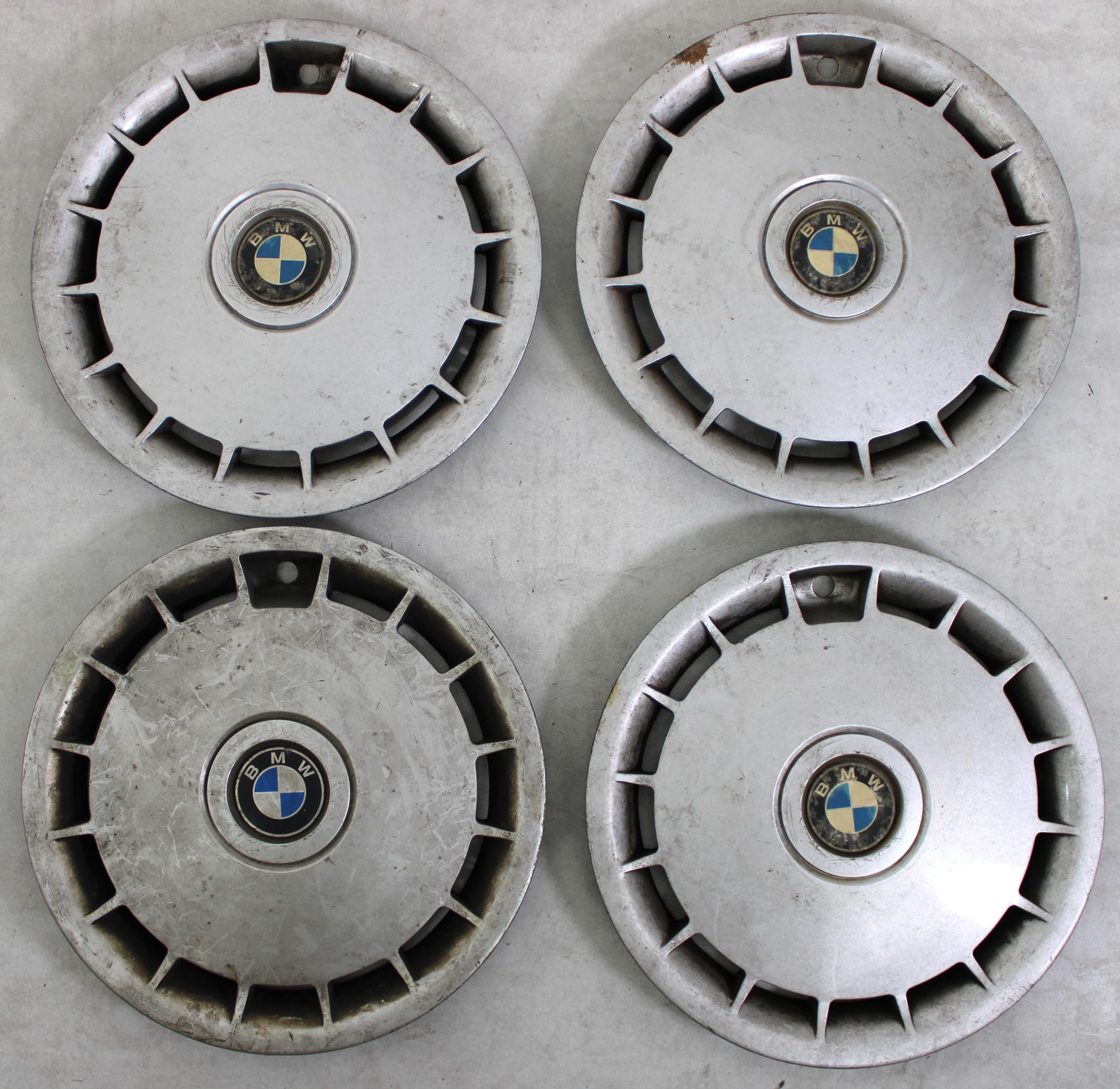 4 TAPACUBOS 15" ORIGINALES BMW SERIE 3 E36 SERIE 5 E34 3613-1129843 RAREZA