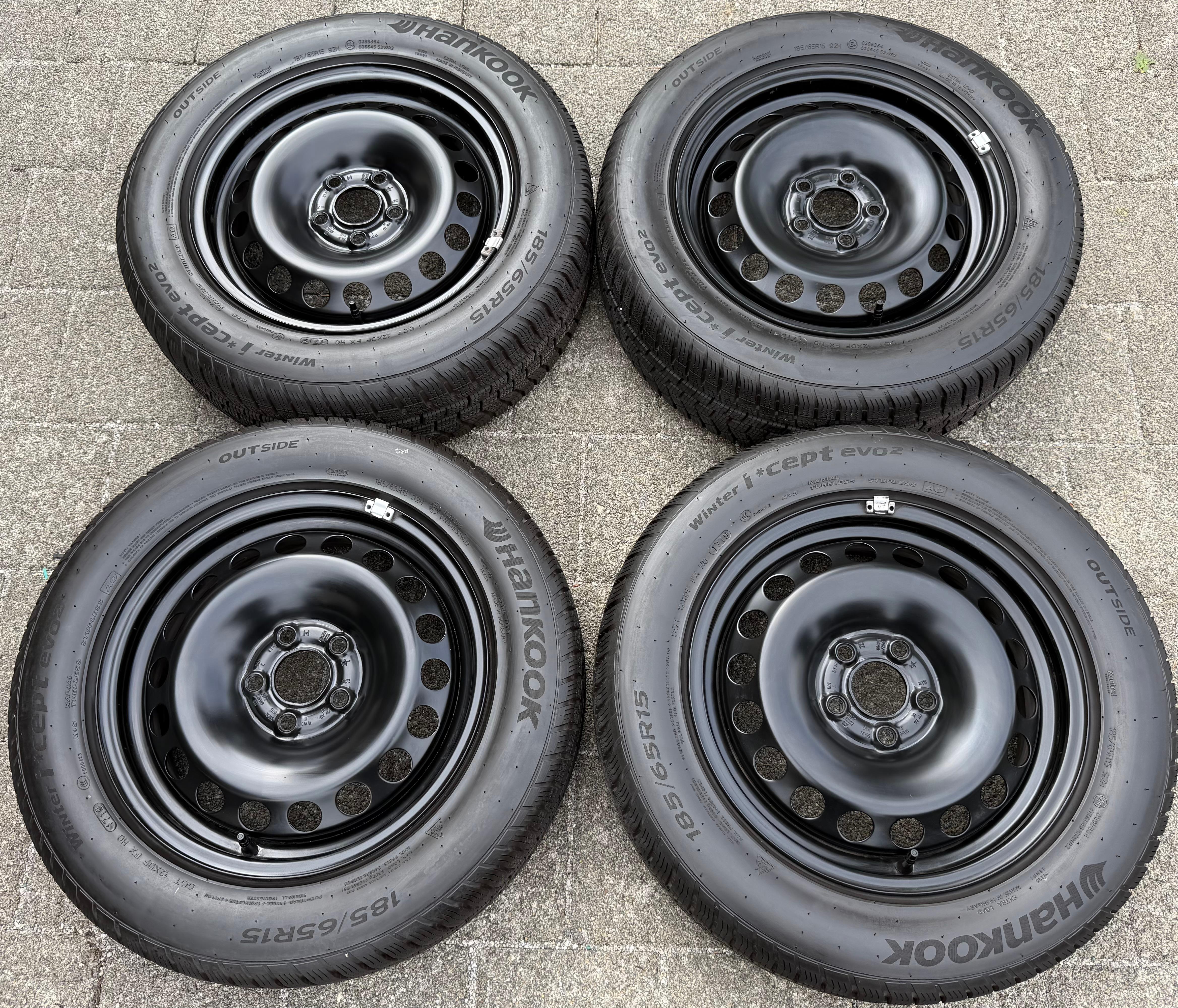 4 WINTERRÄDER AUDI A1 CITY CARVER GB SEAT IBIZA ARONA KJ VW POLO AW 2G 185/65R15 92T