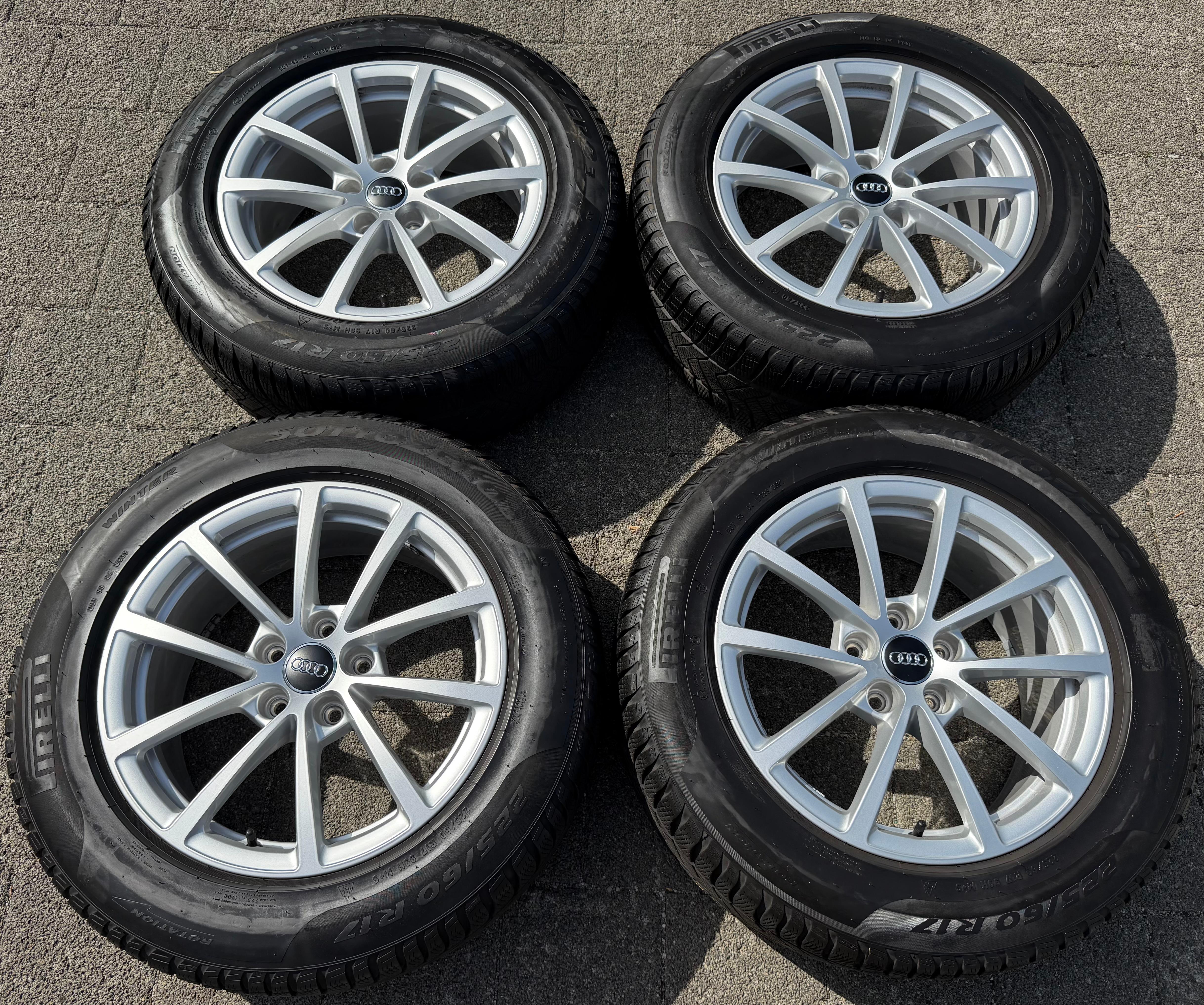 4 Original 17" Alu Winterräder Audi A6 4K C8 F2 225/60R17 99H 4K0601025 2021