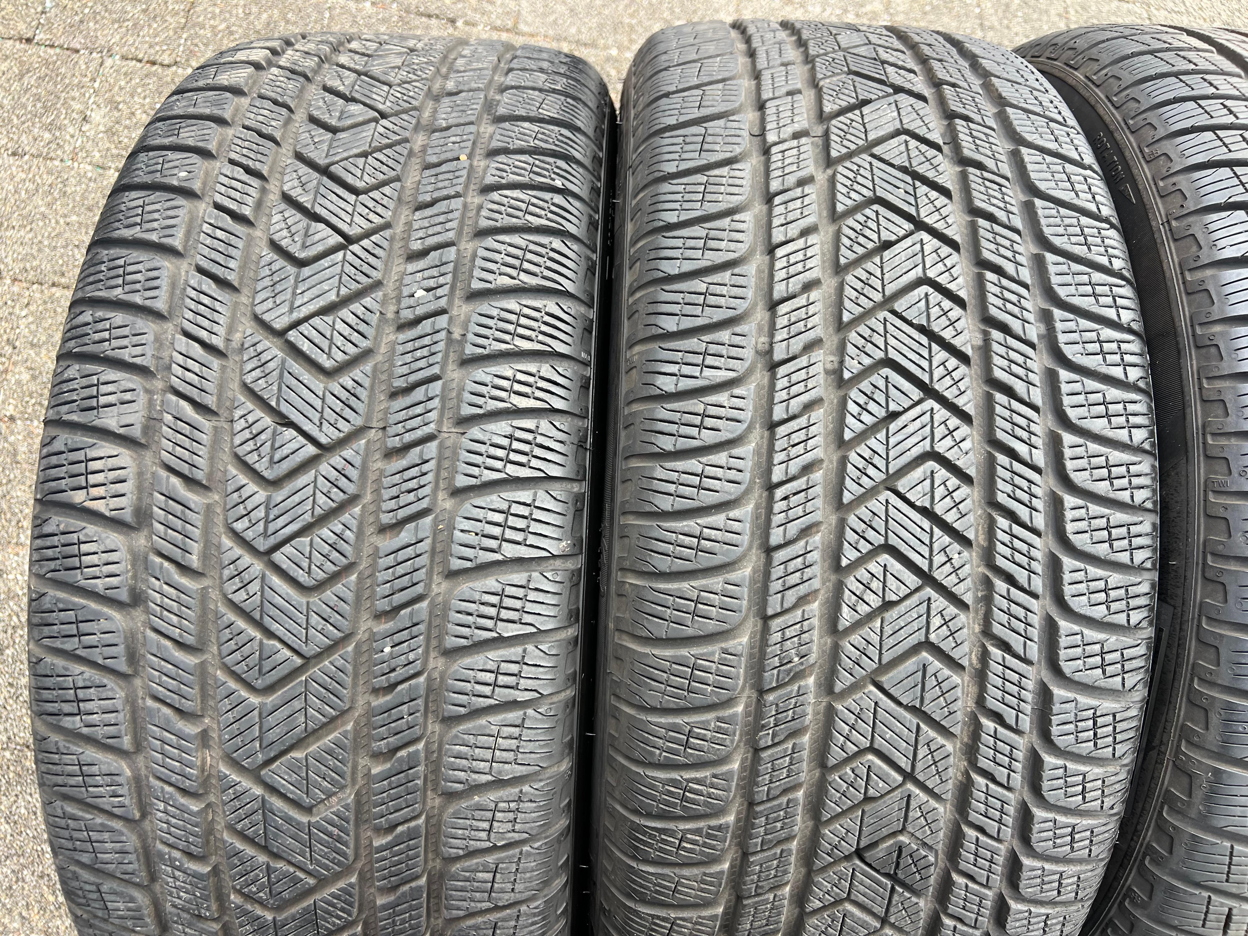 4 ORIGINELE 20" LICHTMETALEN WINTERWIELEN PORSCHE MACAN 265/45R20 104V 295/40R20 106V BANDENDRUKCONTROLESYSTEEM