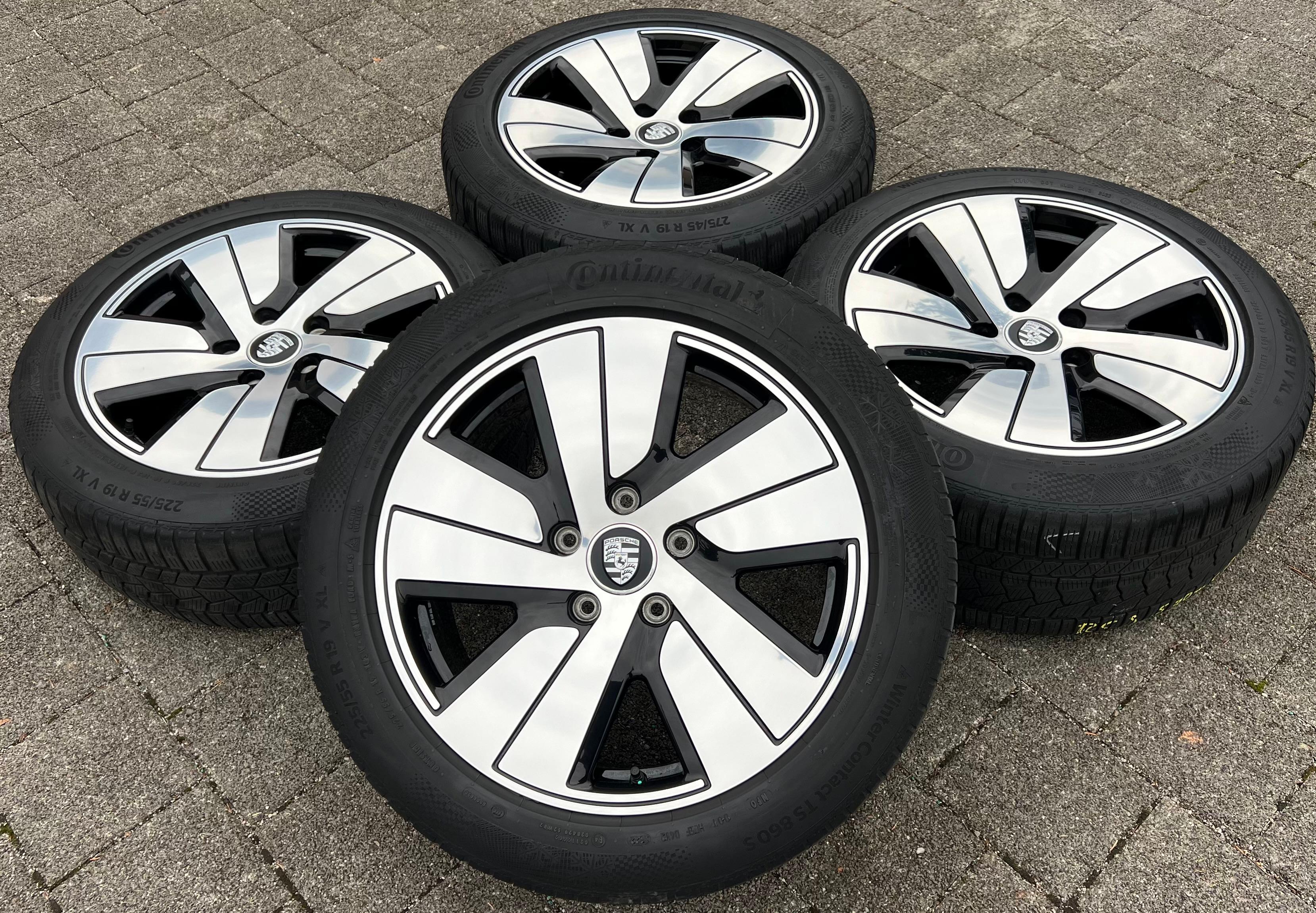 4 ORIGINAL 19" ALUFELGEN PORSCHE TAYCAN AERO 9J1601025B 9J1601025C RDKS