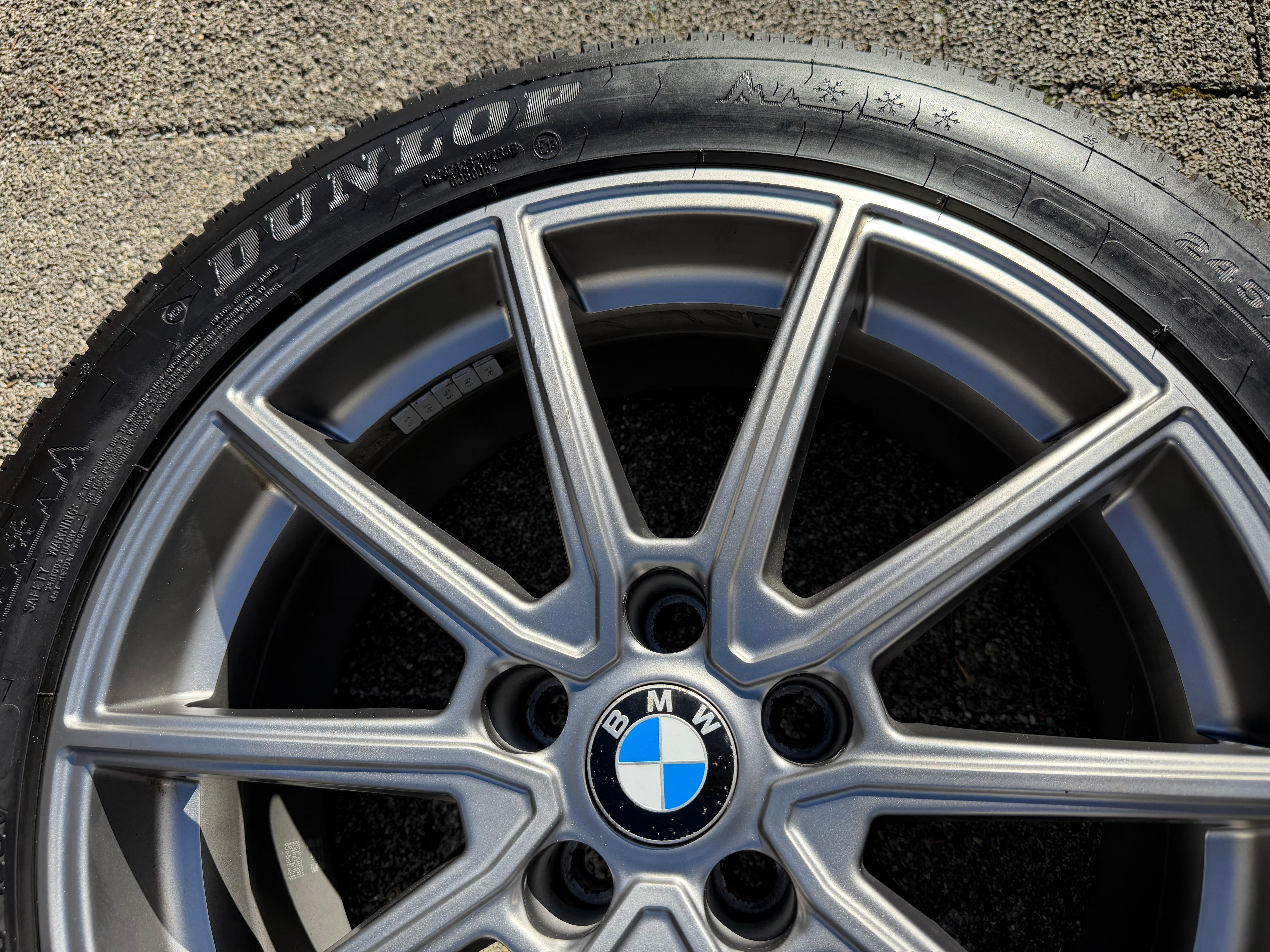 4 RUOTE IN LEGA DA 18" INVERNALI BMW SERIE 5 G30 G31 G5K G5L i4 G4C G26 245/45R18 100V
