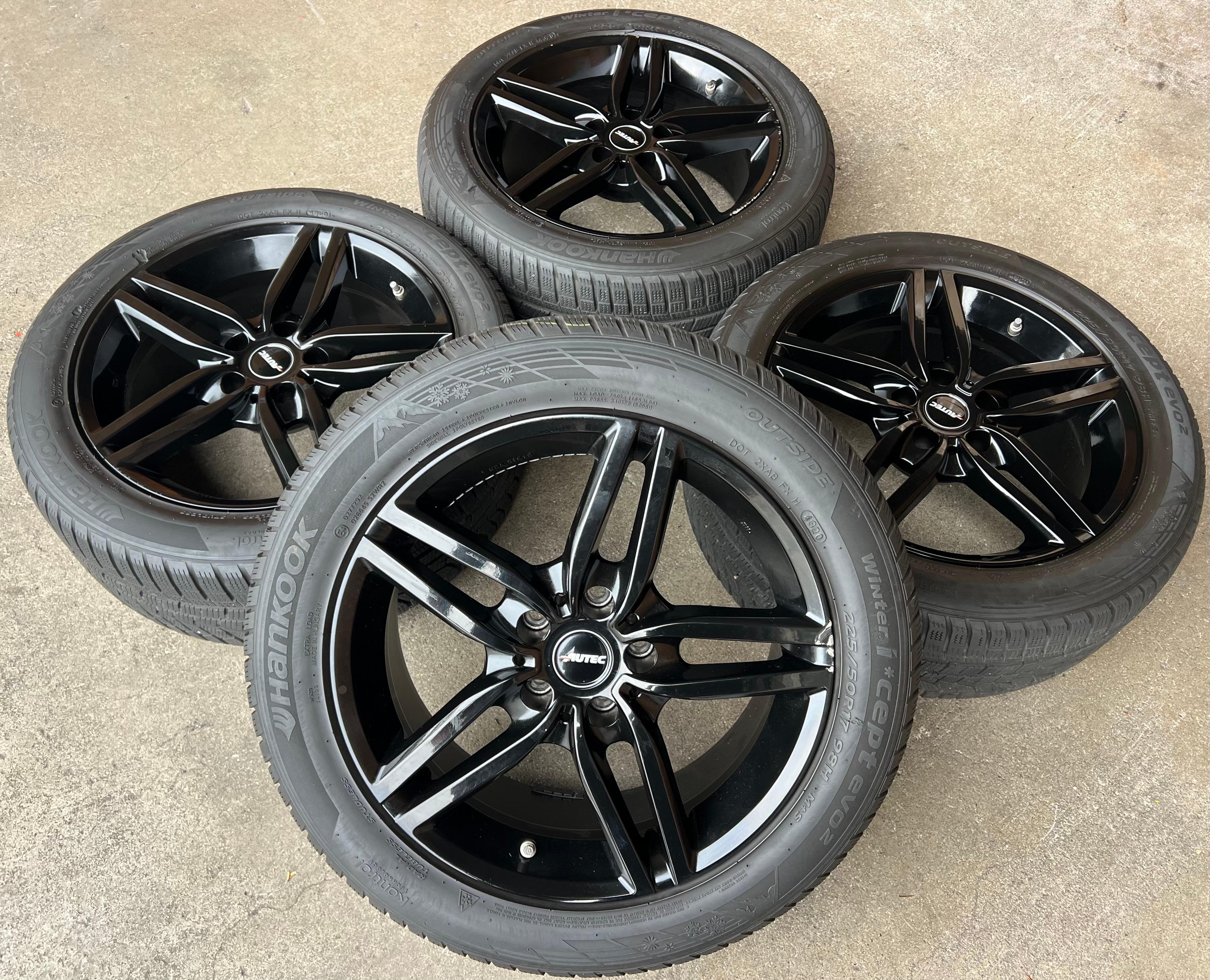 4 cerchi in lega AUTEC da 17" per BMW Serie 3 G20 G21 e Serie 4 G22 G23, con RDKS, consegna gratuita