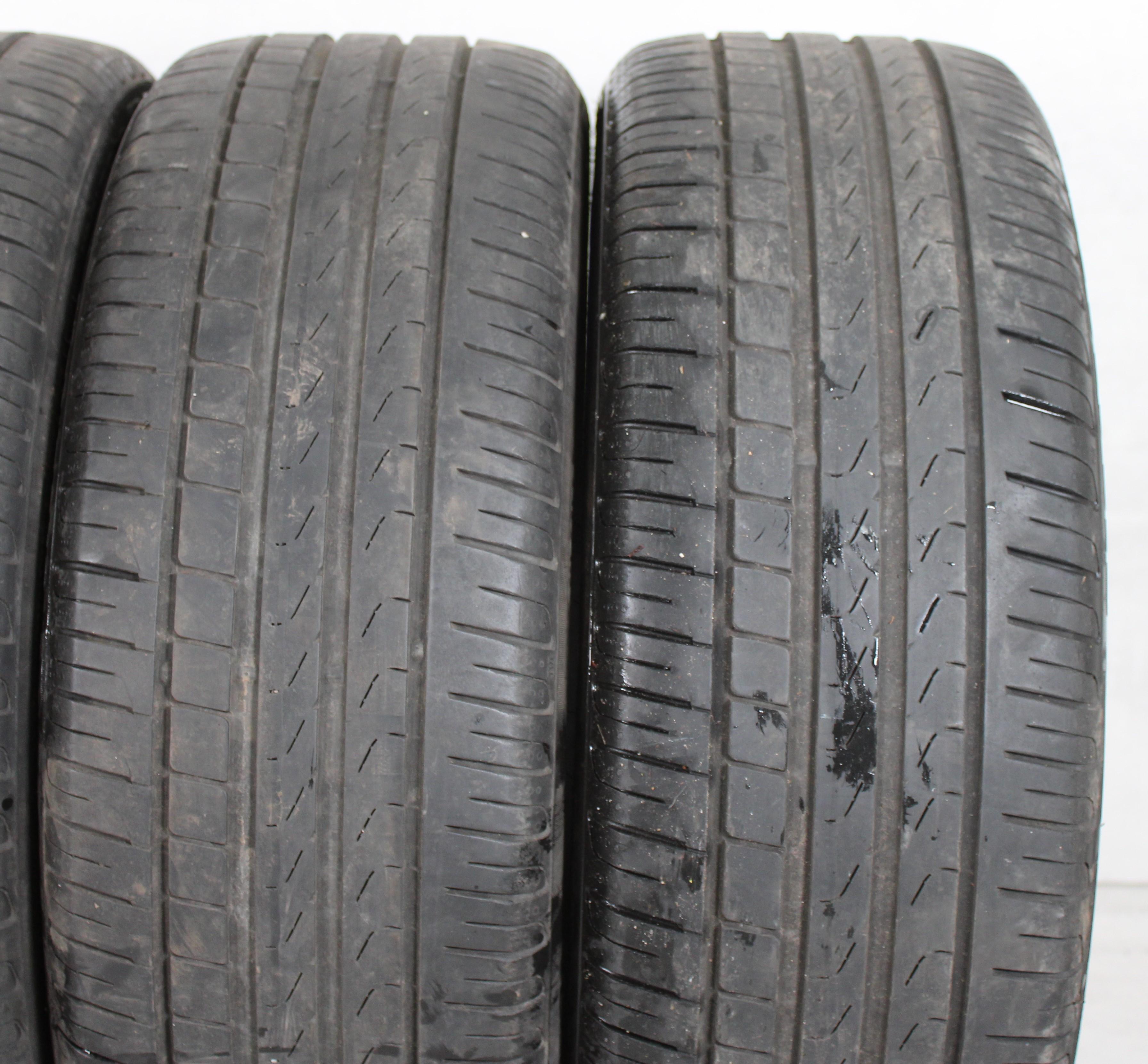 4 x 215/45R18 93W Sommerreifen Pirelli Cintuarto P7 2x 4,5-5mm und 2x 5-5,5mm 2018/2019