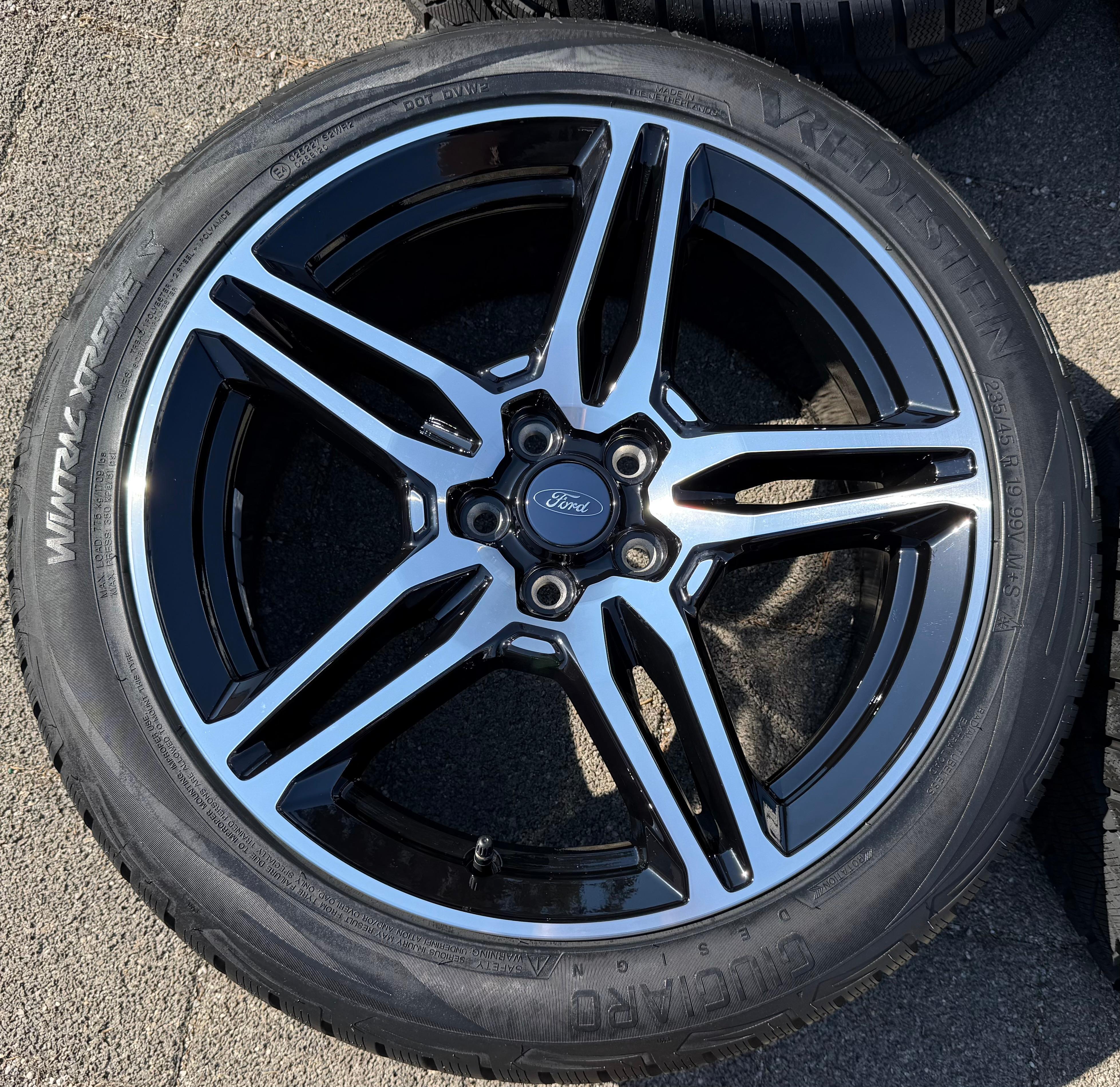 4 ORIGINAL 19" ALU WINTERRÄDER FORD KUGA II DM2 2237416 235/45R19 99V RDKS