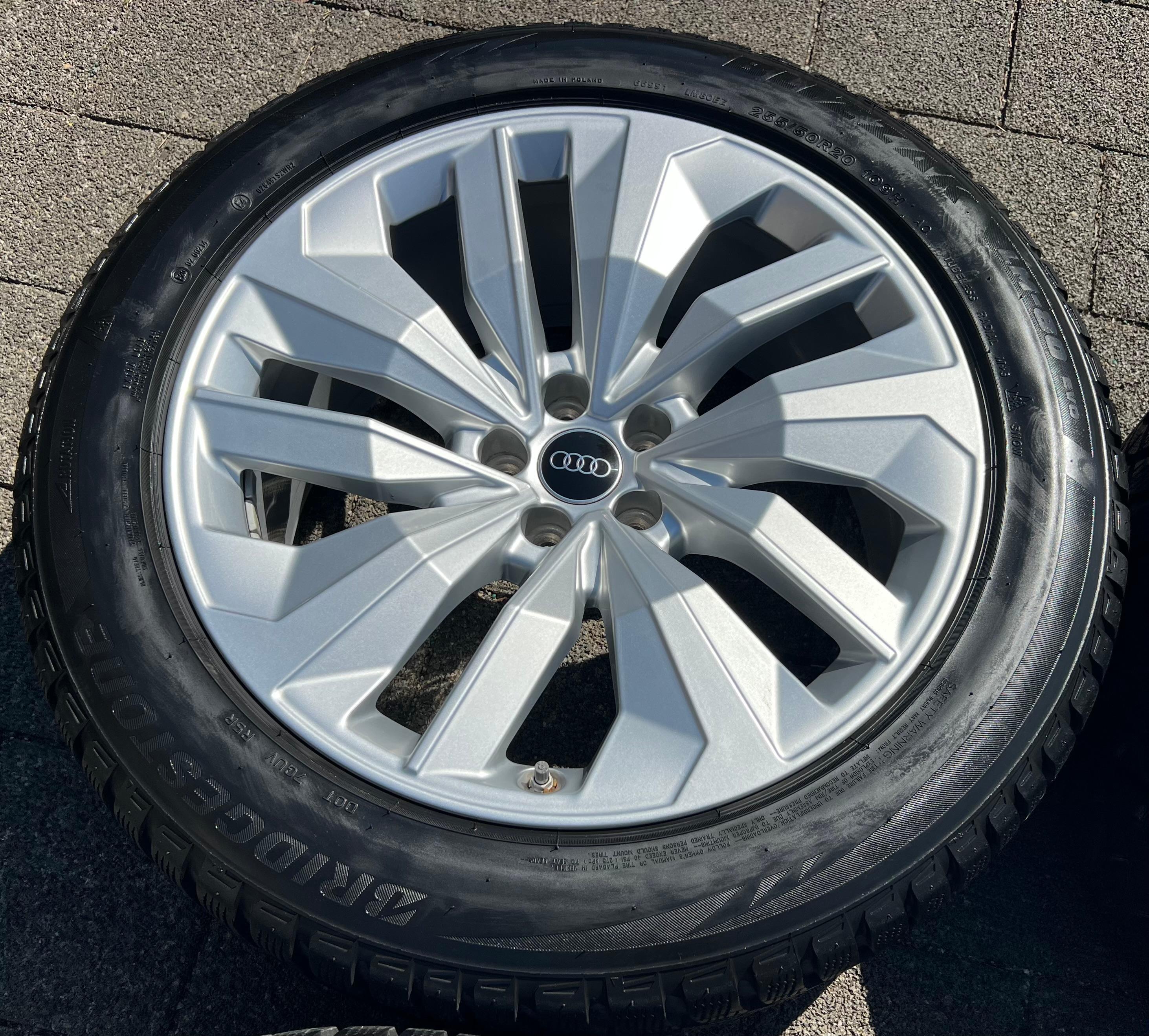 4 ORIGINAL 20" ALU WINTERRÄDER AUDI Q8 GE E-TRON 4KE601025N 255/50R20 109H 2022