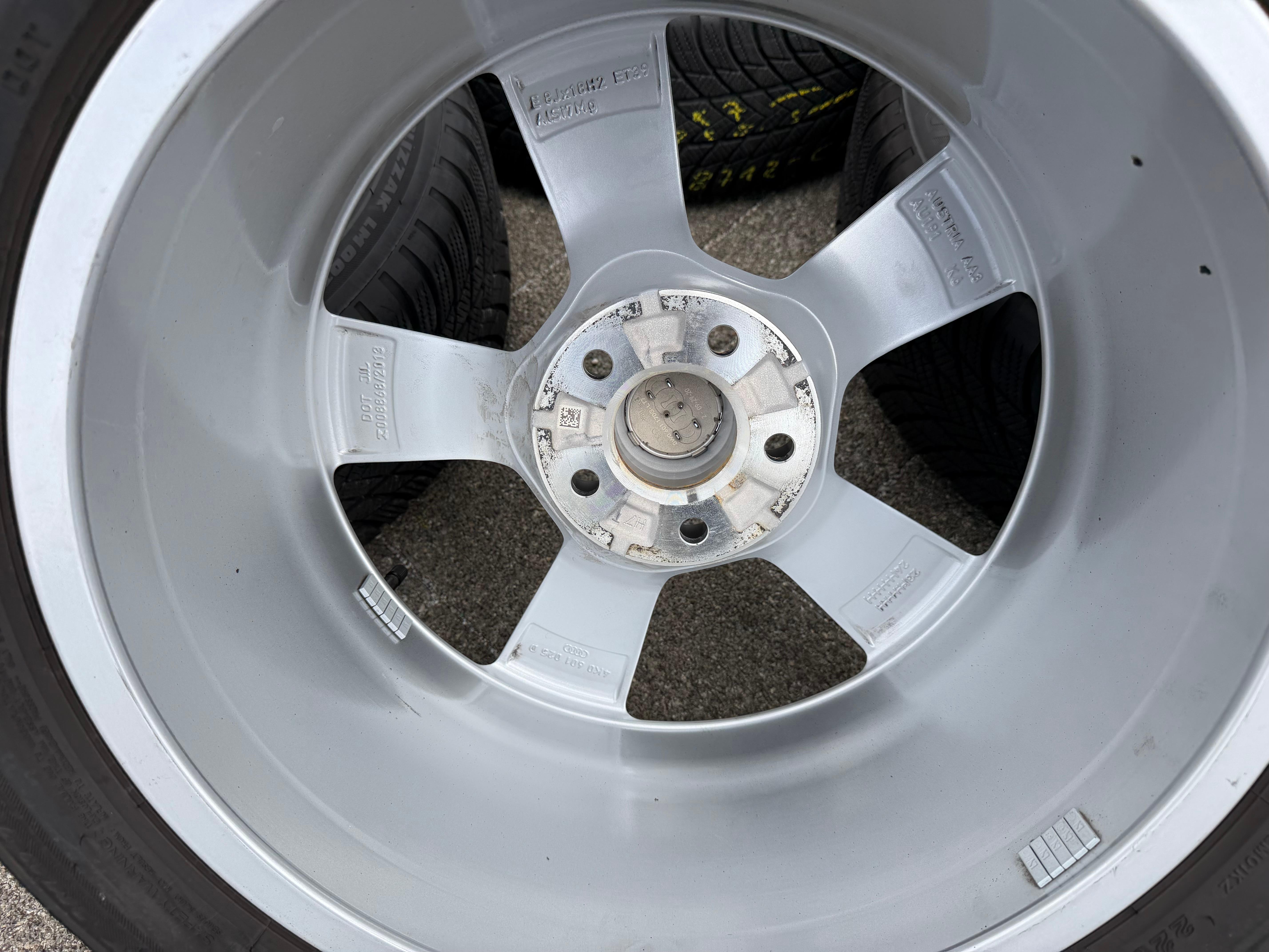 4 ORIGINAL 18" ALU WINTERRÄDER AUDI A6 4K C8 225/55R18 102V BRIDGESTONE 2023