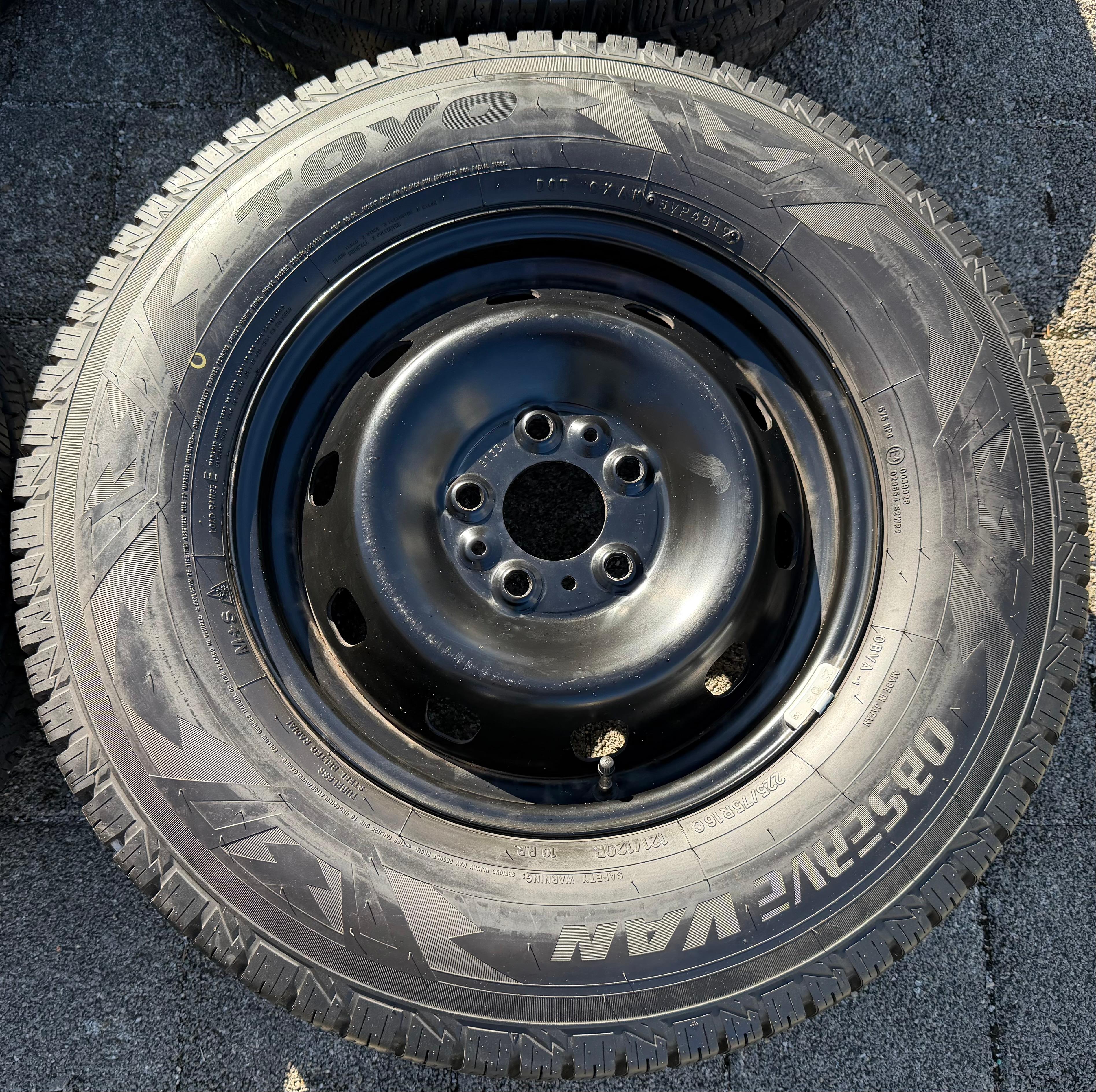 4 Winterräder Peugeot Boxer Fiat Ducato Citroen Jumper 5x118 225/75R16C 121/120R