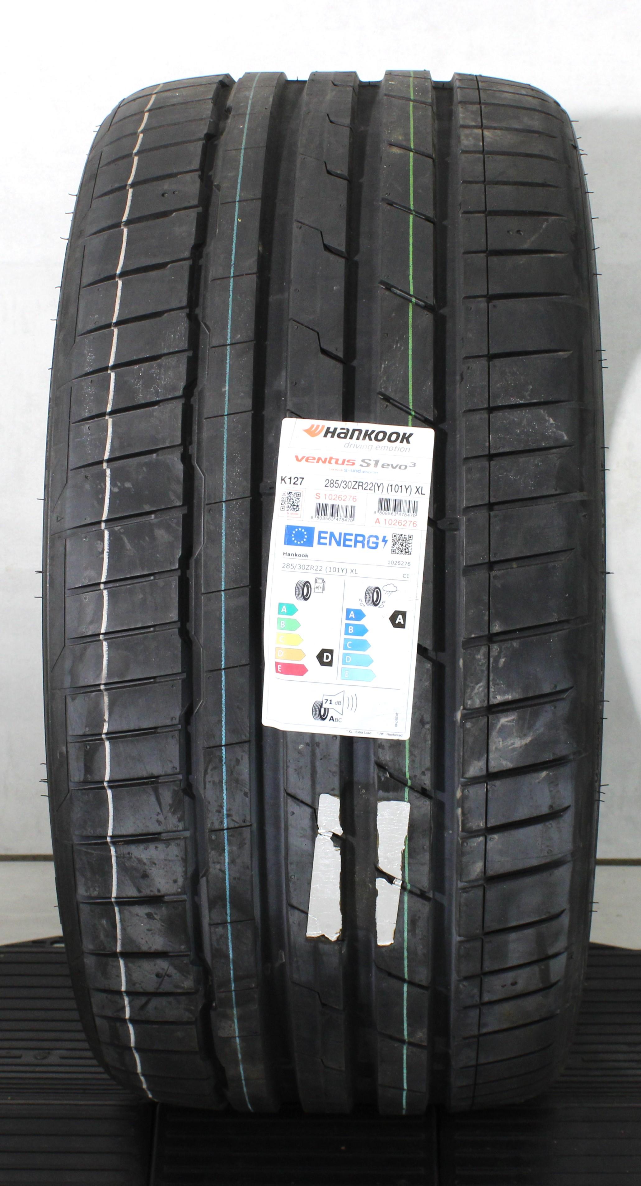 1 x 285/30R22 101Y Sommerreifen Hankook Ventus S1 Evo 3 AO 2022 Silent NEU