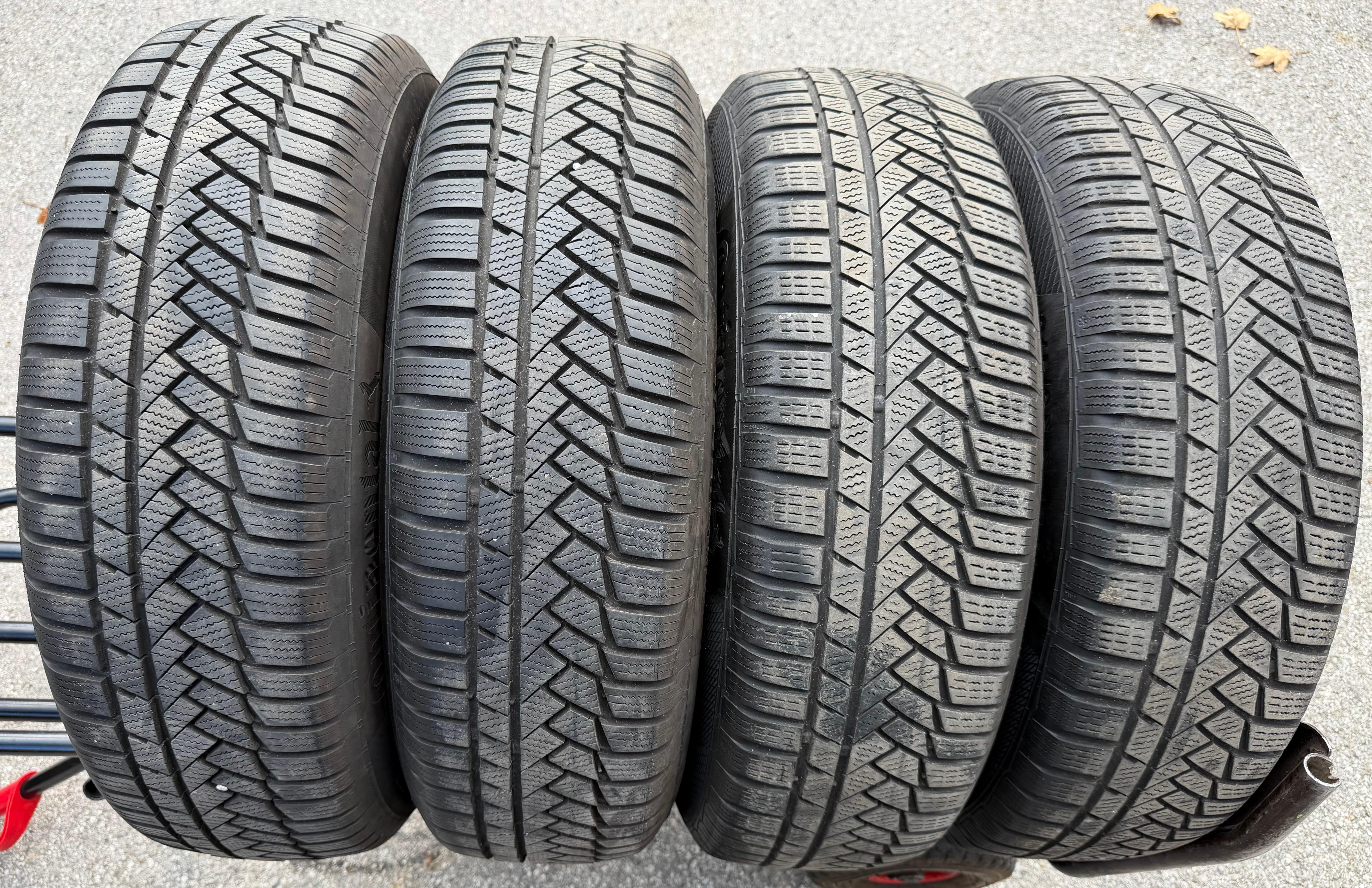 4 ruedas de invierno de aluminio originales de 17" para AUDI Q3 F3 F3N 215/65R17 99H Continental 2022