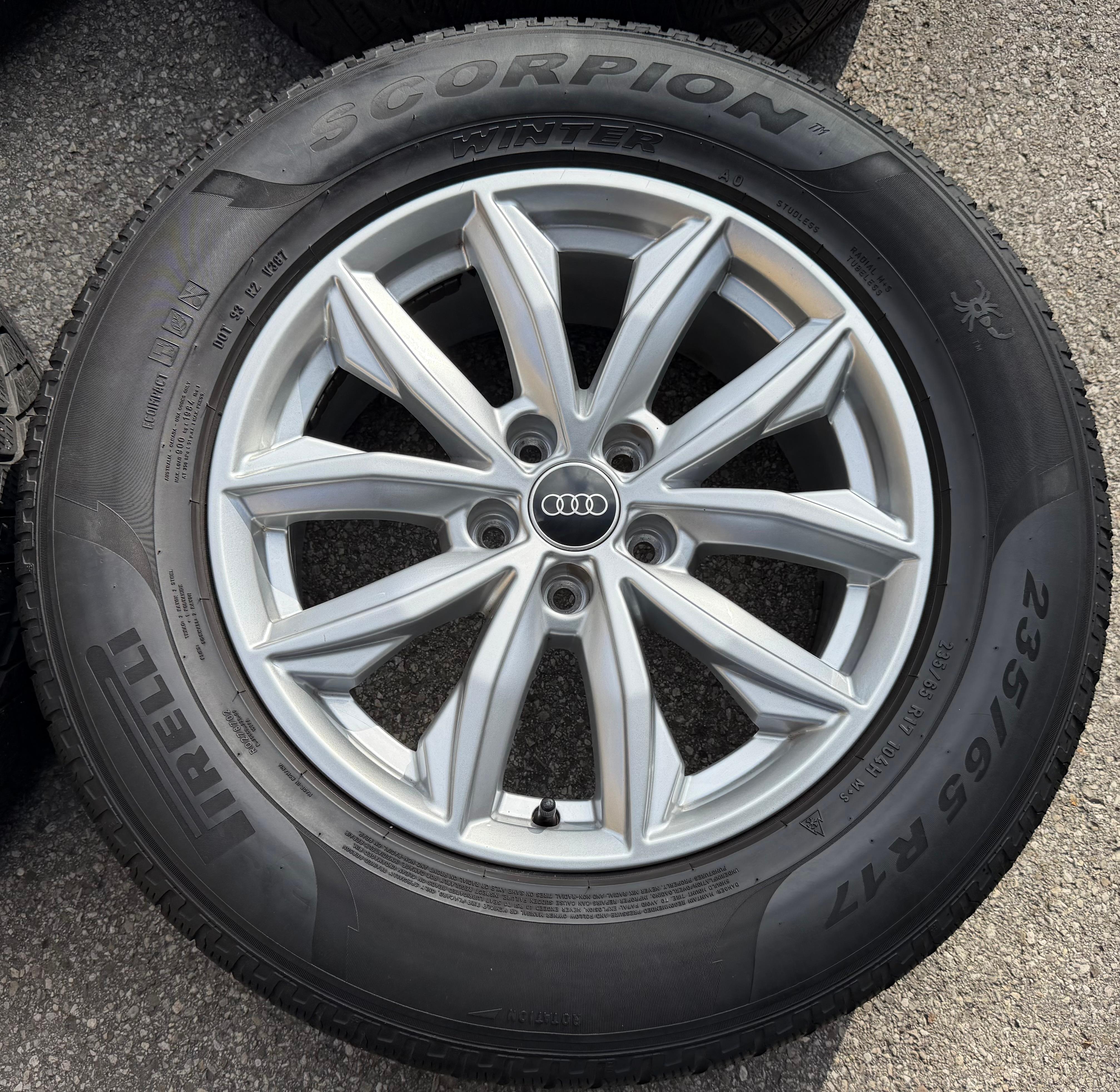 4 Original 17" Alufelgen Audi Q5 FY 80A601025J 7x17 ET34 Felgen