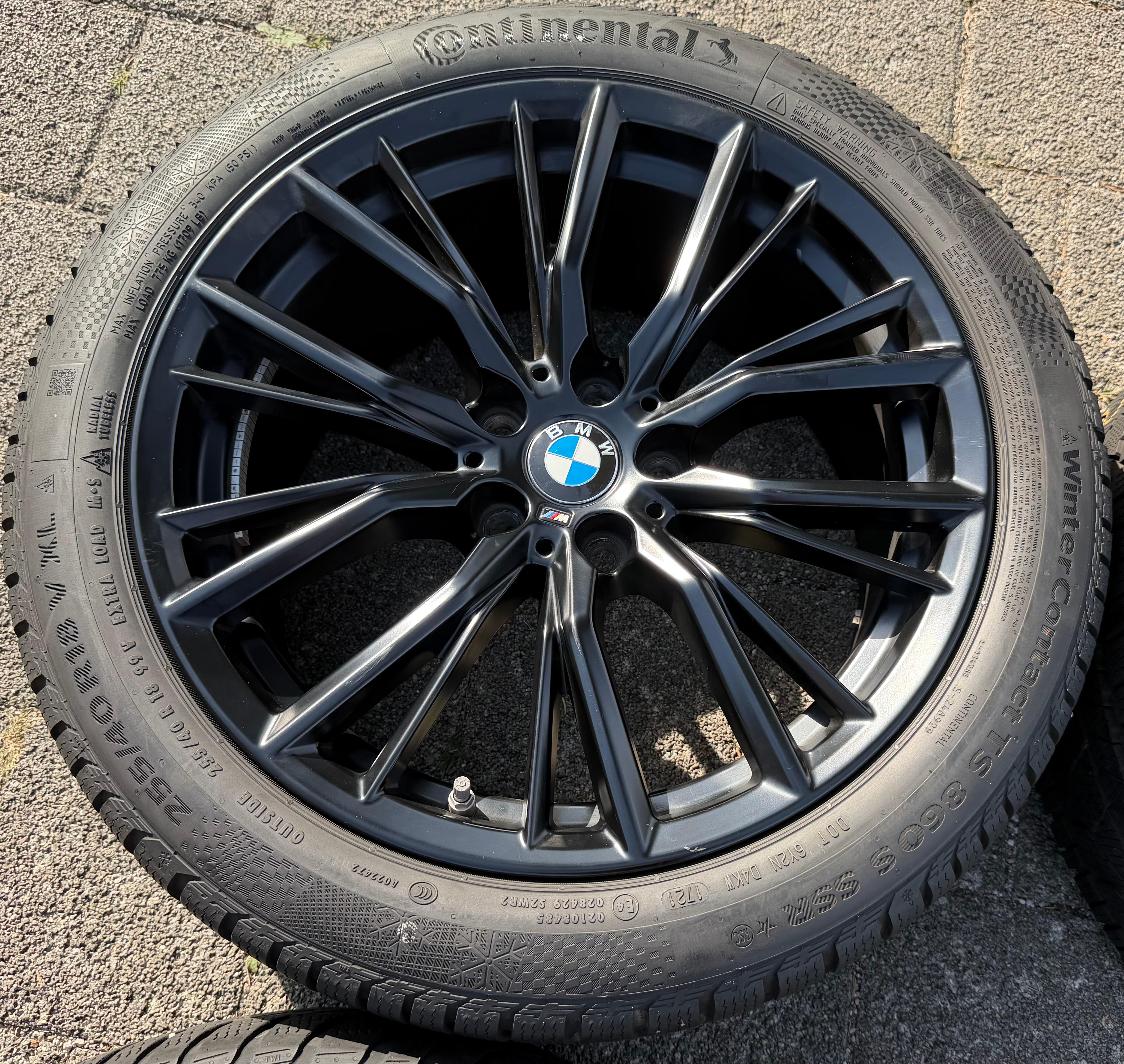 4 Original 18" Alu Winterräder BMW 3ER Reihe G20 G21 4ER G22 G23 2ER G42 M796 RDKS