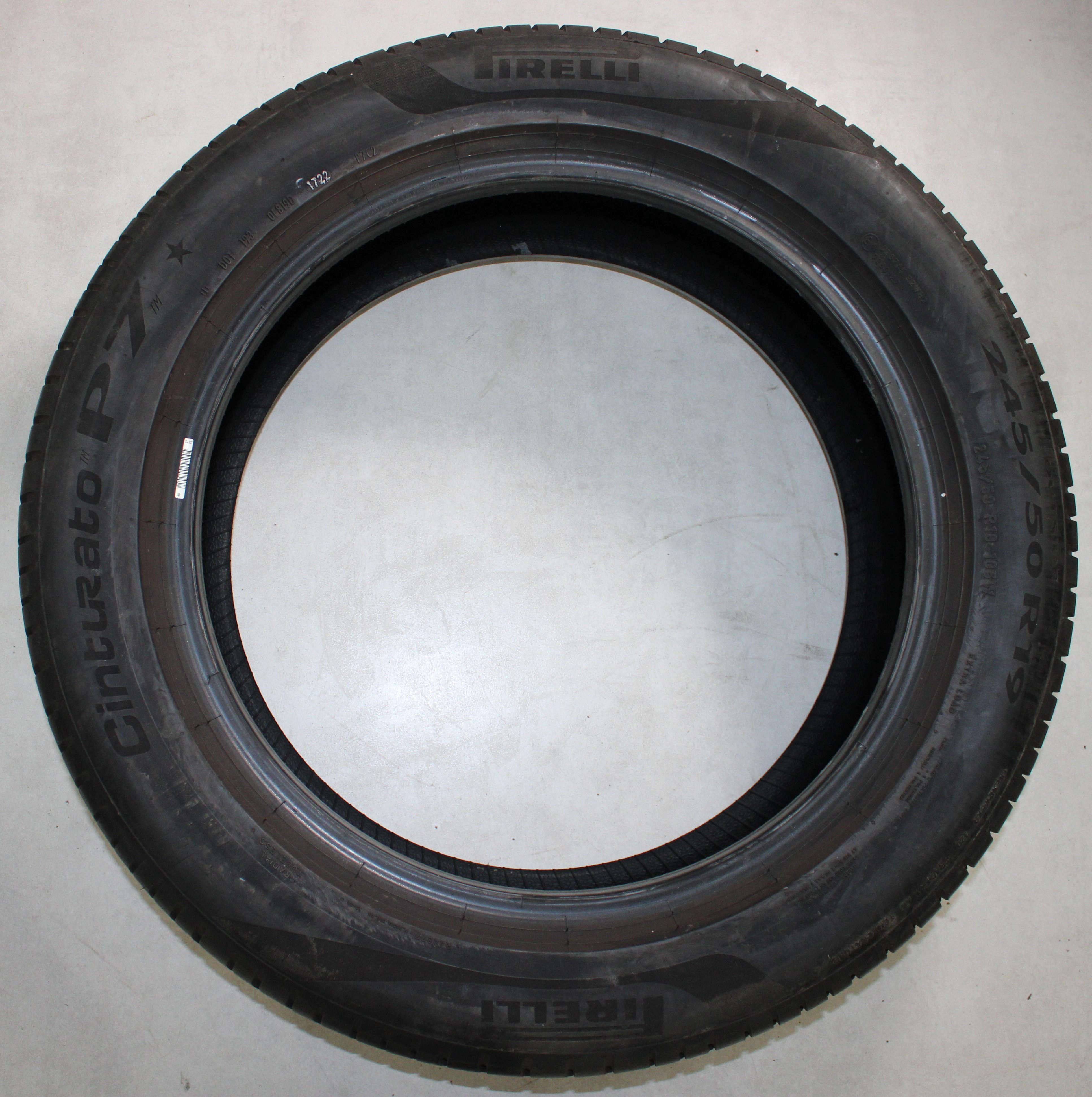 2 x 245/50R19 105W Sommerreifen Pirelli Cinturato P7 6mm 2022 *