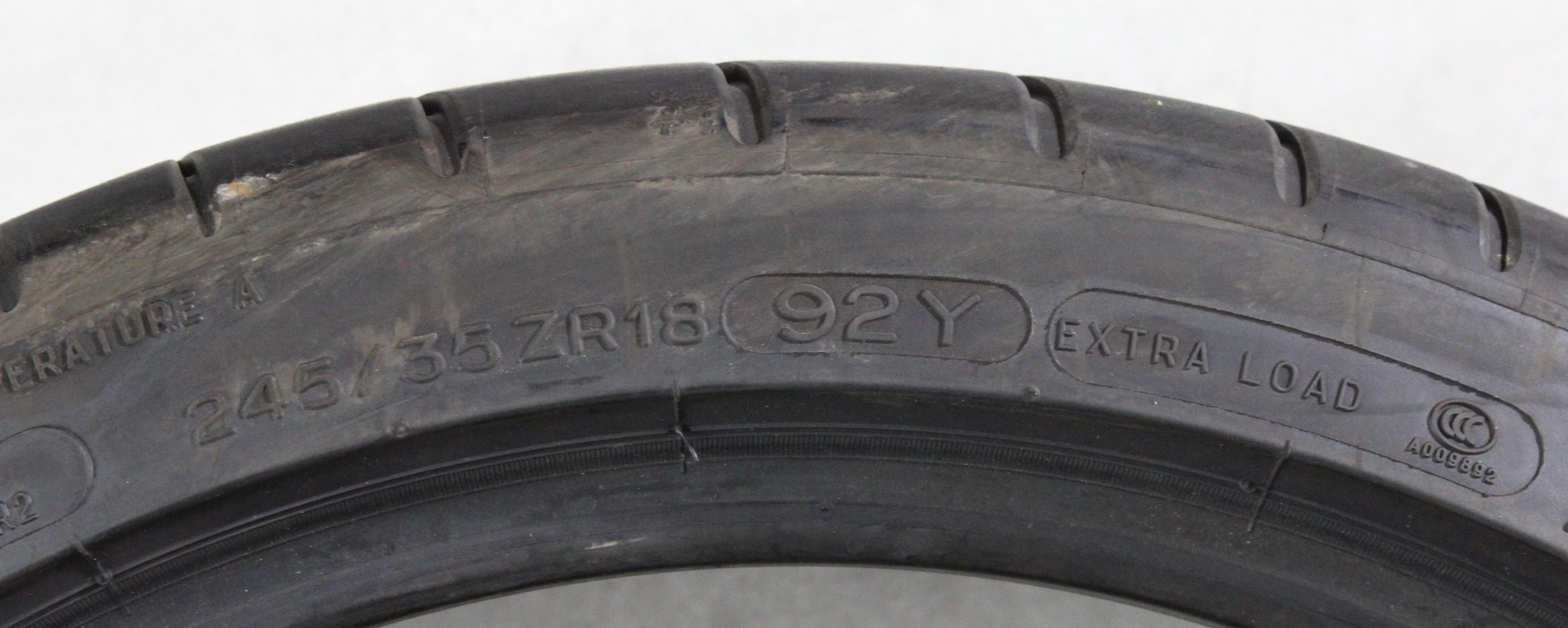 2 x 245/35R18 92Y Sommerreifen Michelin Pilot Super Sport * 5,5mm 2022 XL