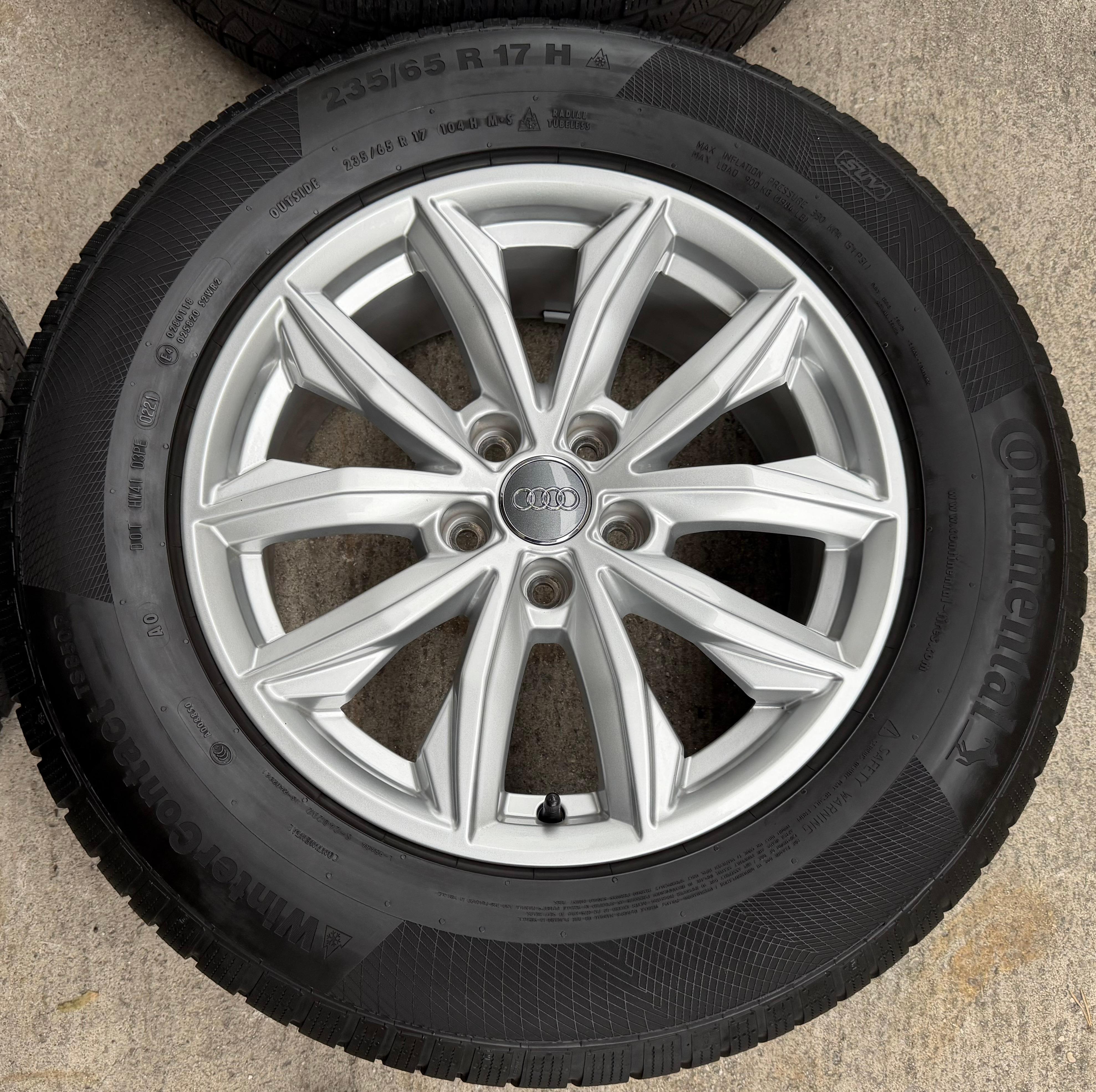 4 Original 17" Alufelgen Audi Q5 FY 80A601025J 7x17 ET34 Felge