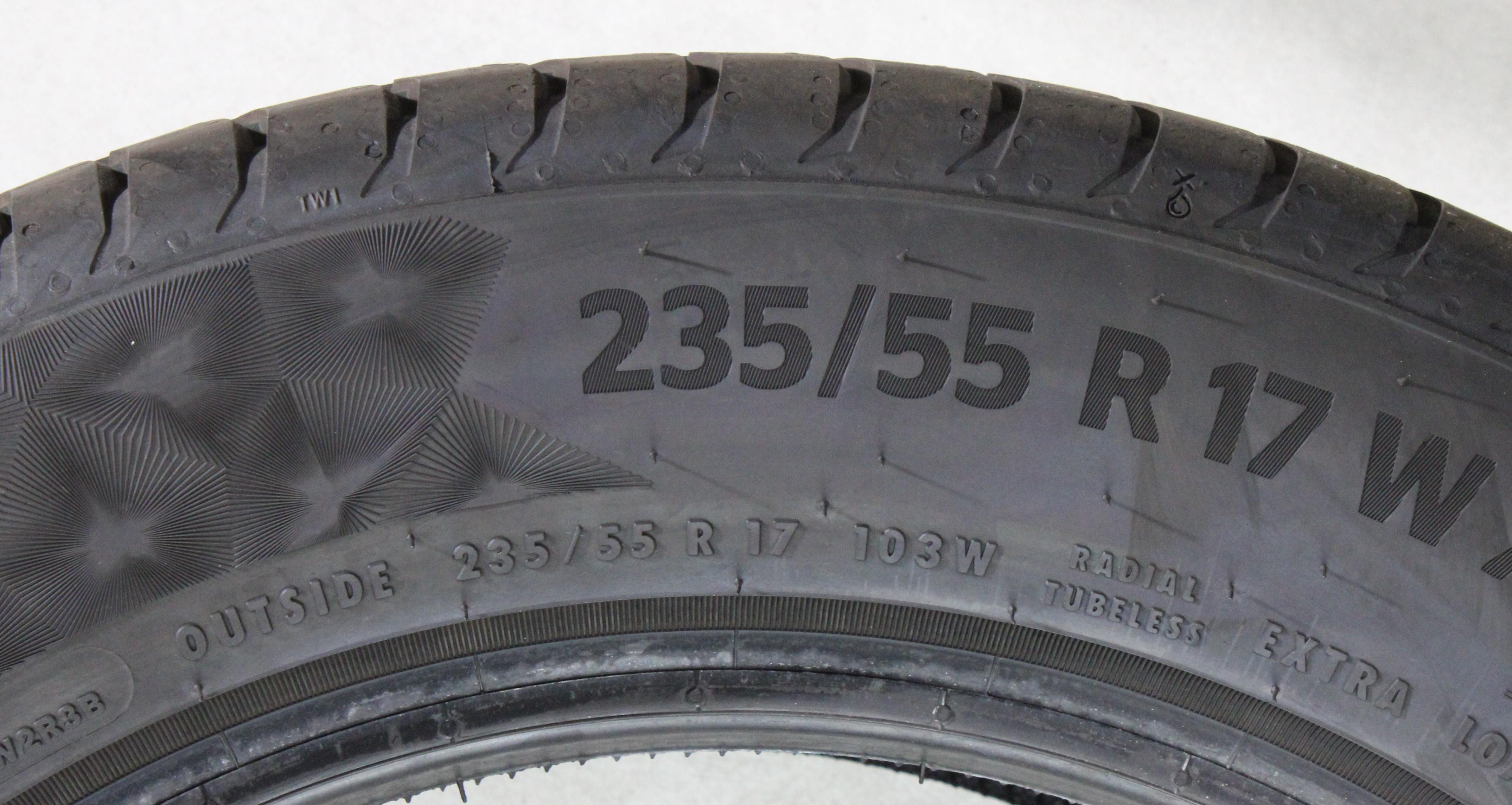 4 x 235/55R17 103W Sommerreifen Continental Premium Contact 6 MO-V NEU 2026 XL