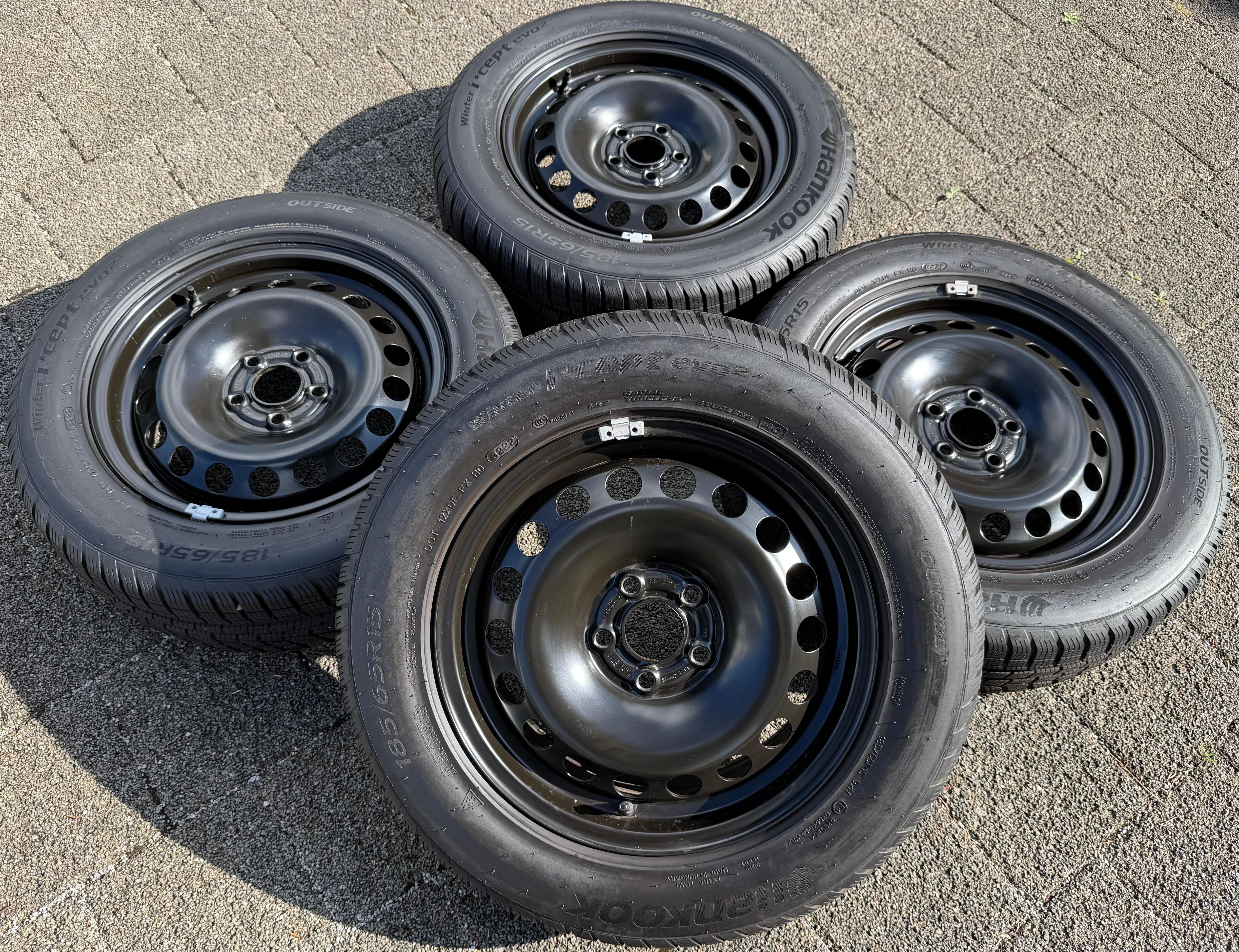 4 WINTERRÄDER AUDI A1 CITY CARVER GB SEAT IBIZA ARONA KJ VW POLO AW 2G 185/65R15 92T
