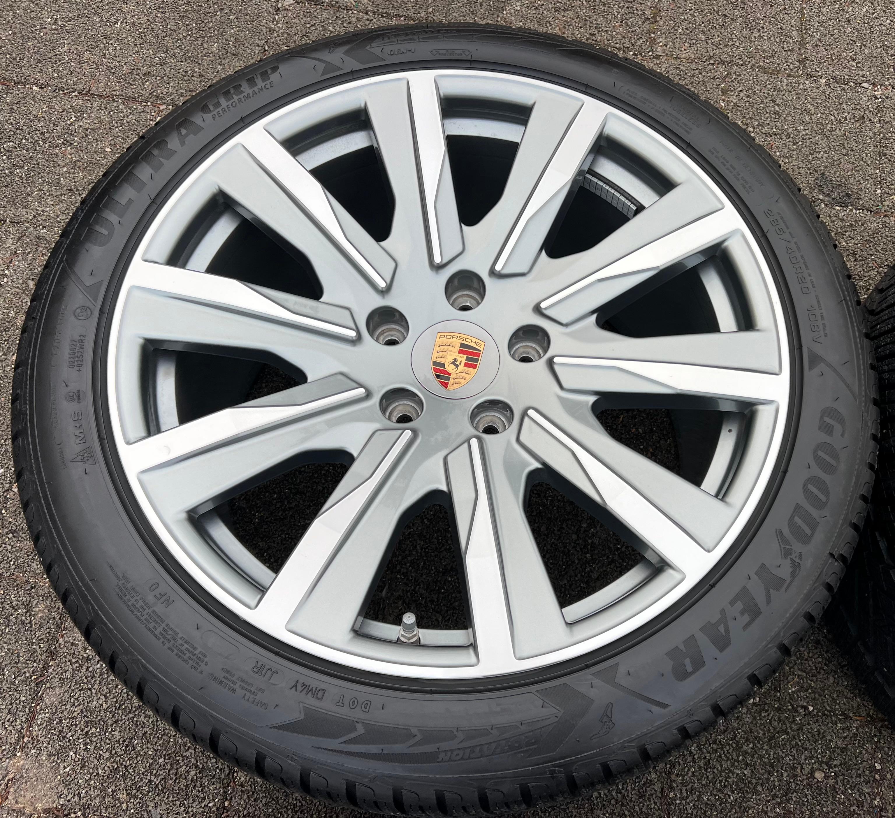 4 ORIGINAL 20" ALU WINTERRÄDER PORSCHE TAYCAN TEQUIPMENT RDKS FREIHAUS
