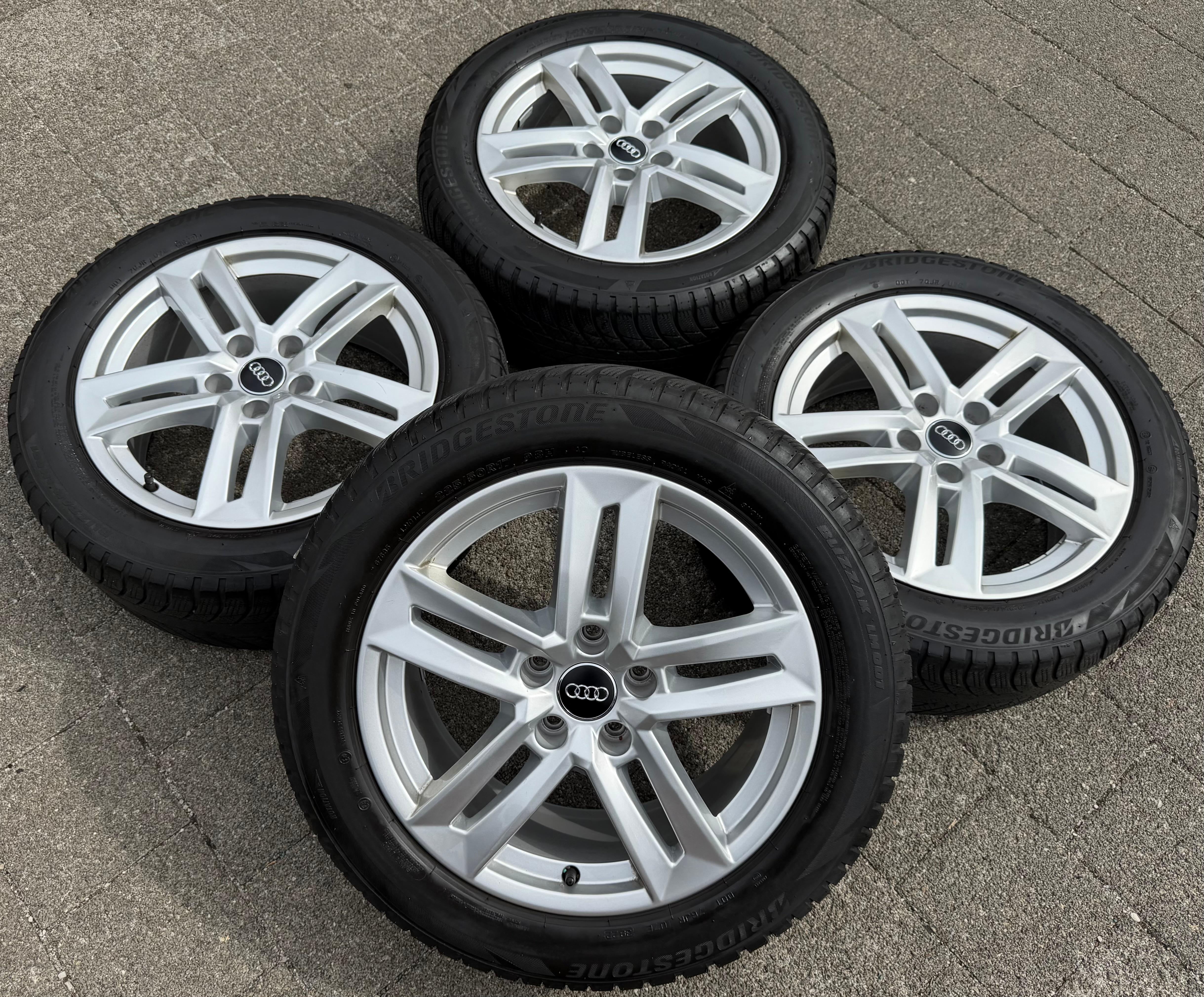 4 cerchi in lega originali da 17" Audi A4 8W B9 8W0601025P 7x17 ET42