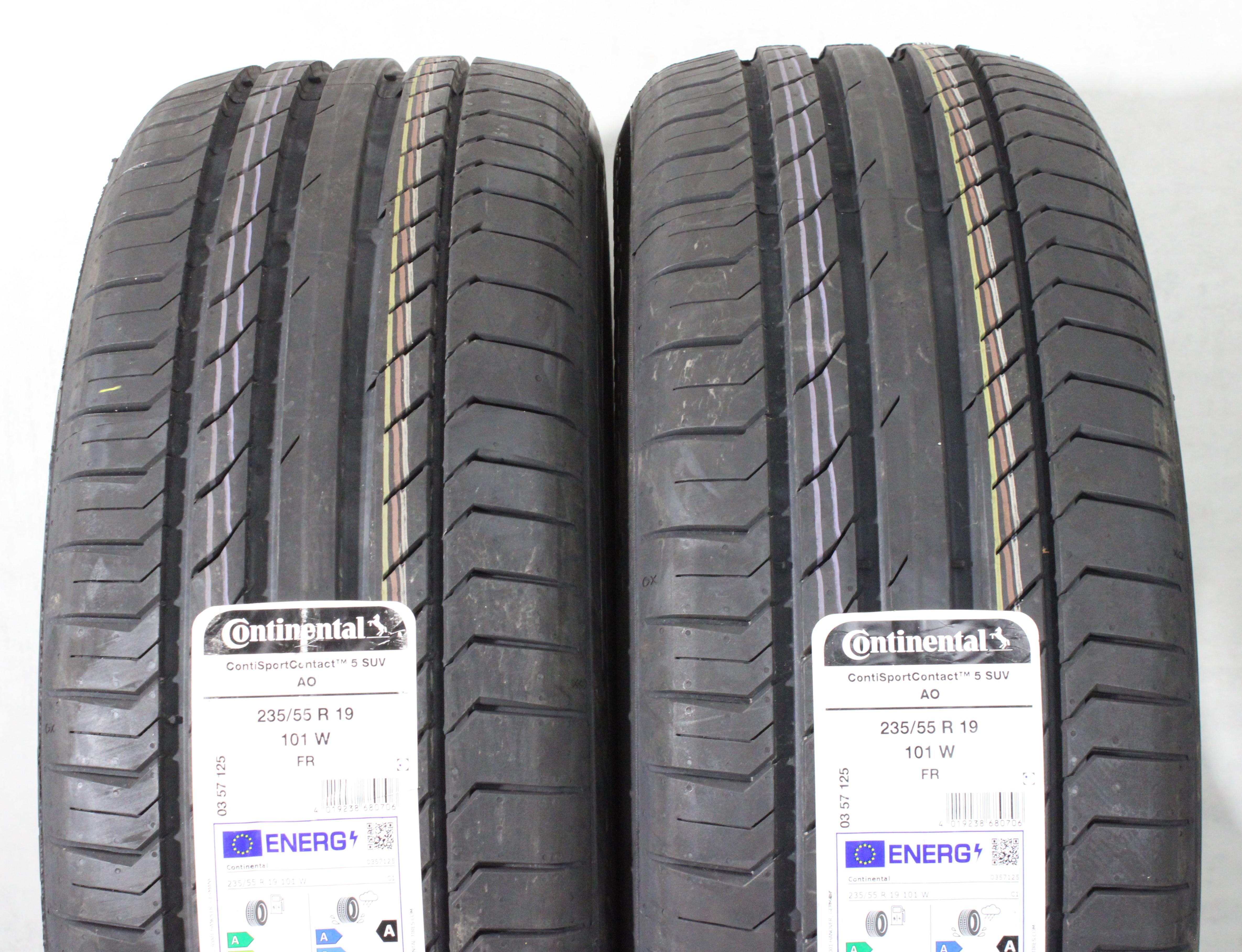 2 neumáticos de verano Continental Sport Contact 5 AO 2025, 235/55R19 101W