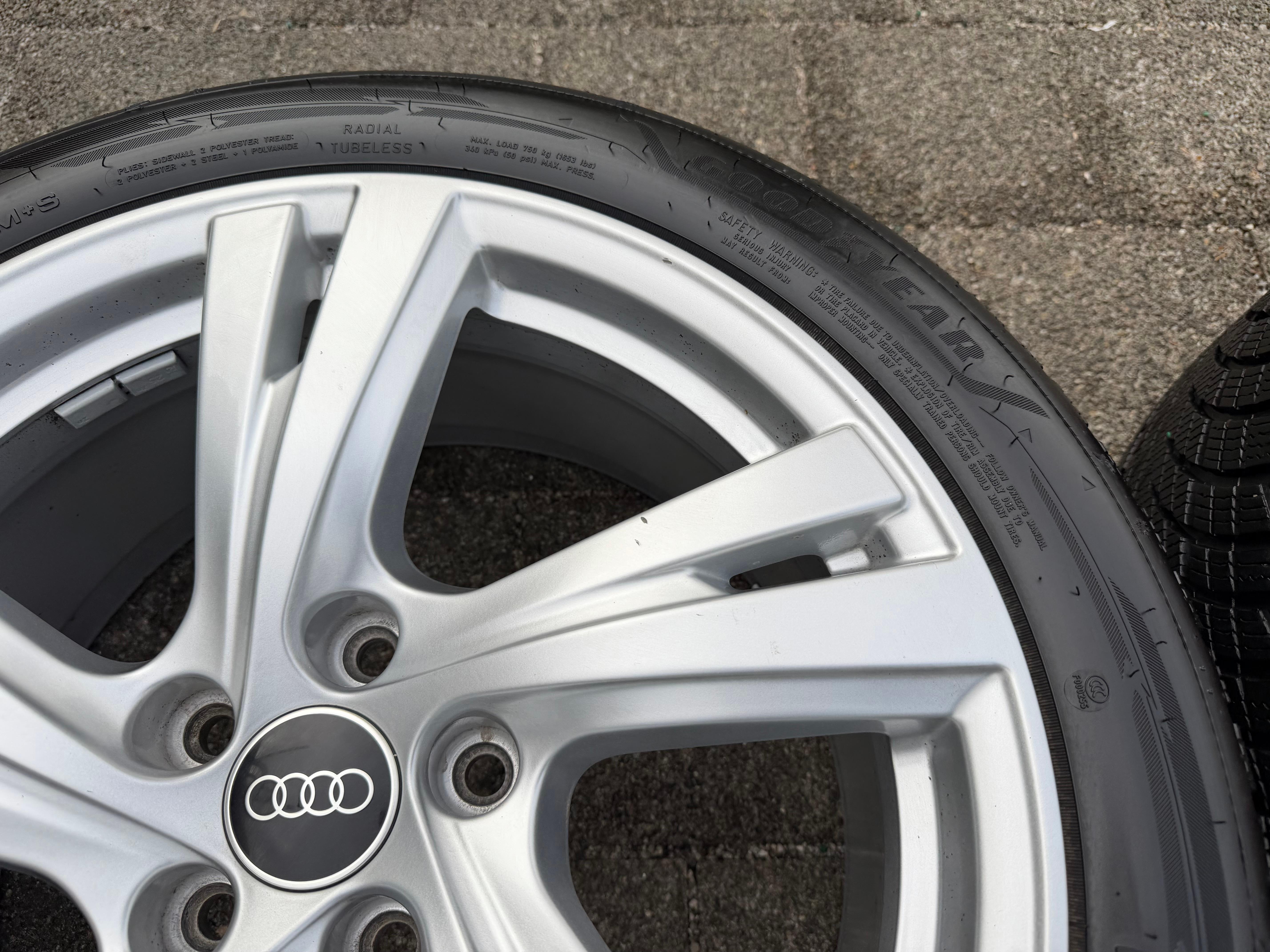 4 ORIGINAL 18" ALU WINTERRÄDER AUDI A5 S5 FU2 B10 8B3601025C 235/45R18 98H 2024