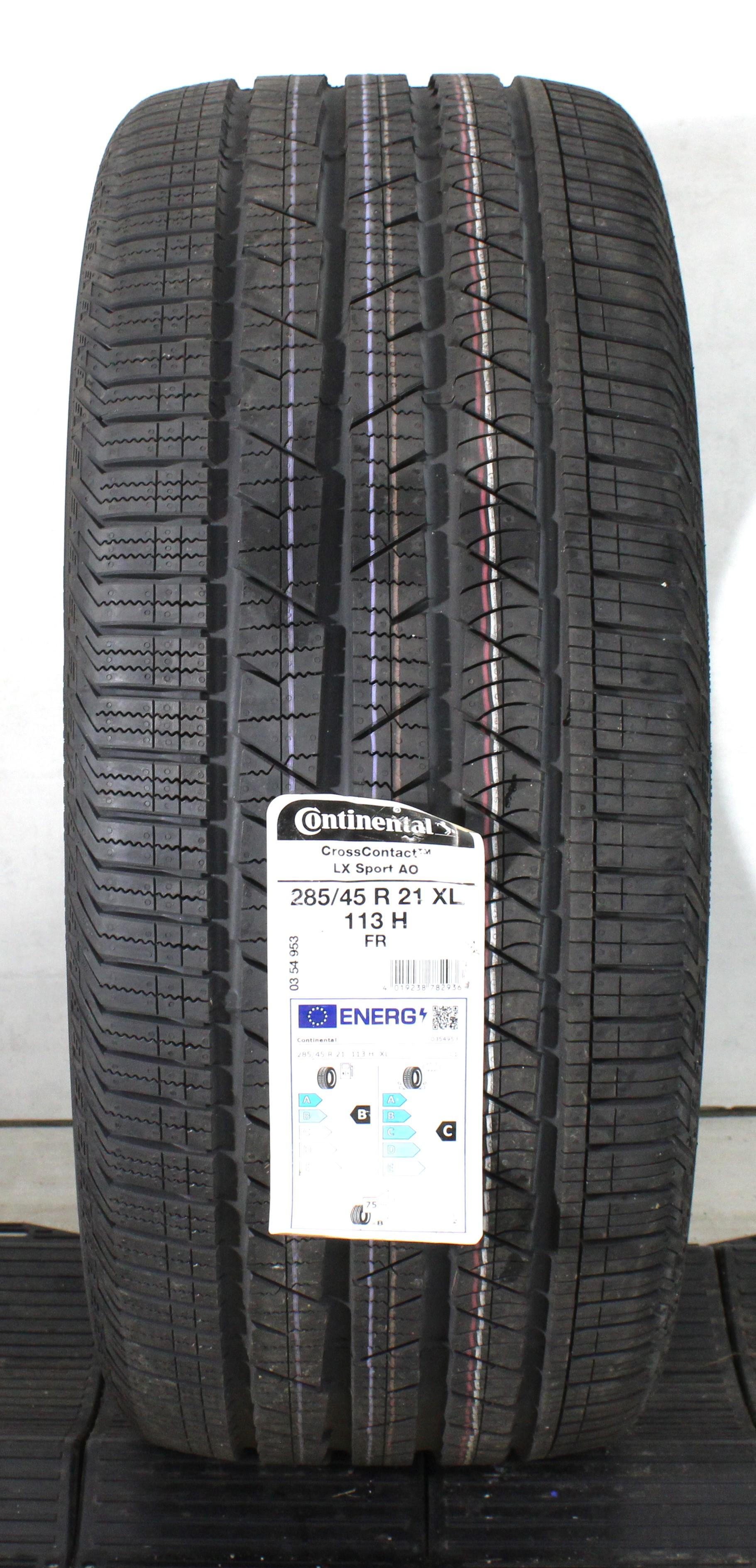 1 x 285/45R21 113H Sommerreifen Continental Cross Contact LX Sport AO NEU 2022 XL