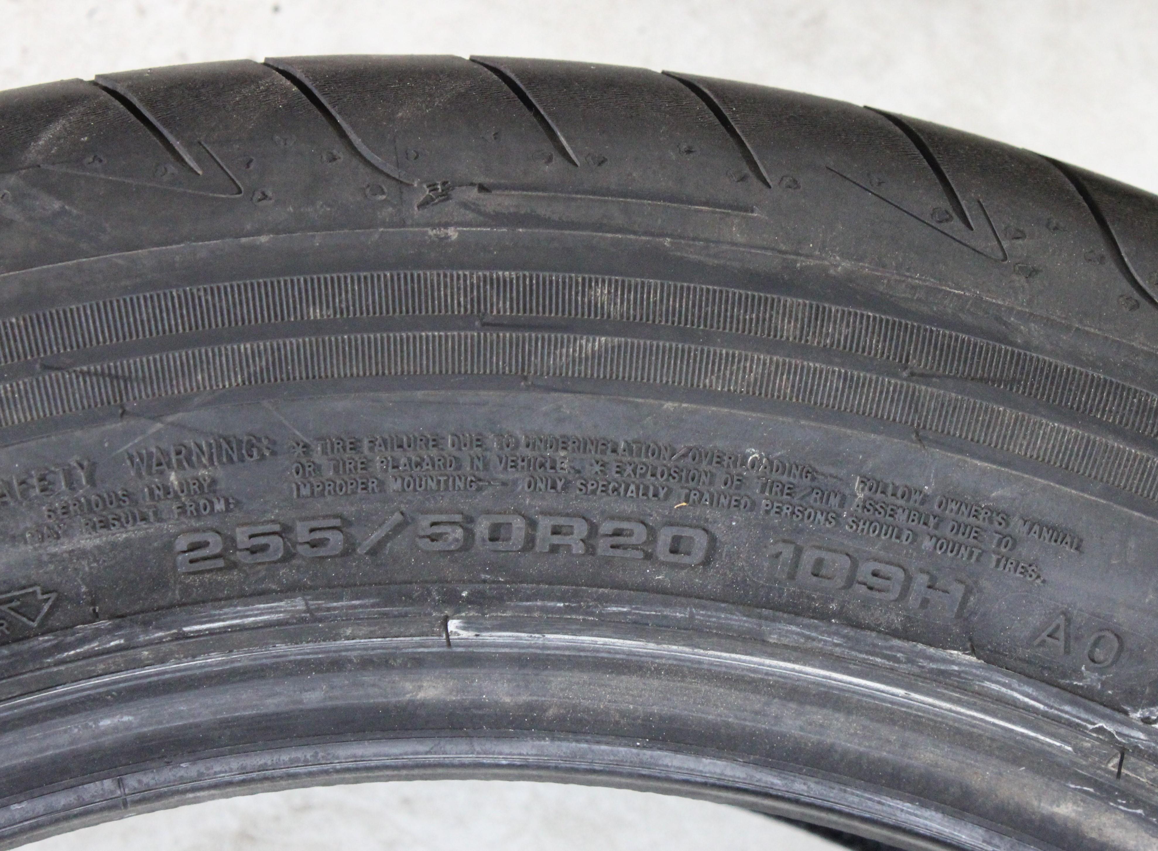 2 x 255/50R20 109H Sommerreifen Goodyear Eagle F1 Asymmetric 3 AO 6-6,5mm 2020