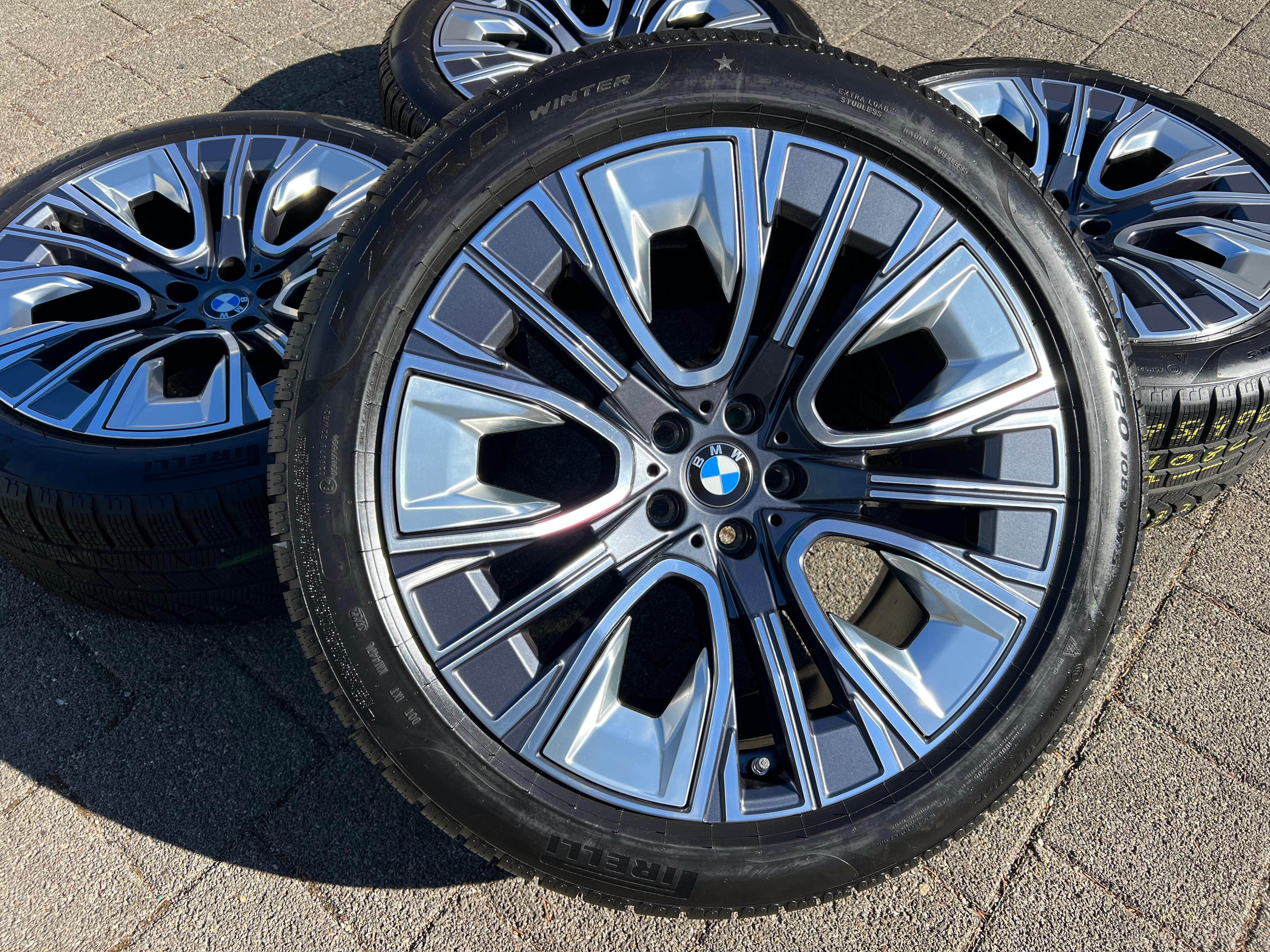 4 ORIGINAL 20" ALU WINTERRÄDER BMW 7ER REIHE i7 G70 X3 G45 STYLING 906 RDK