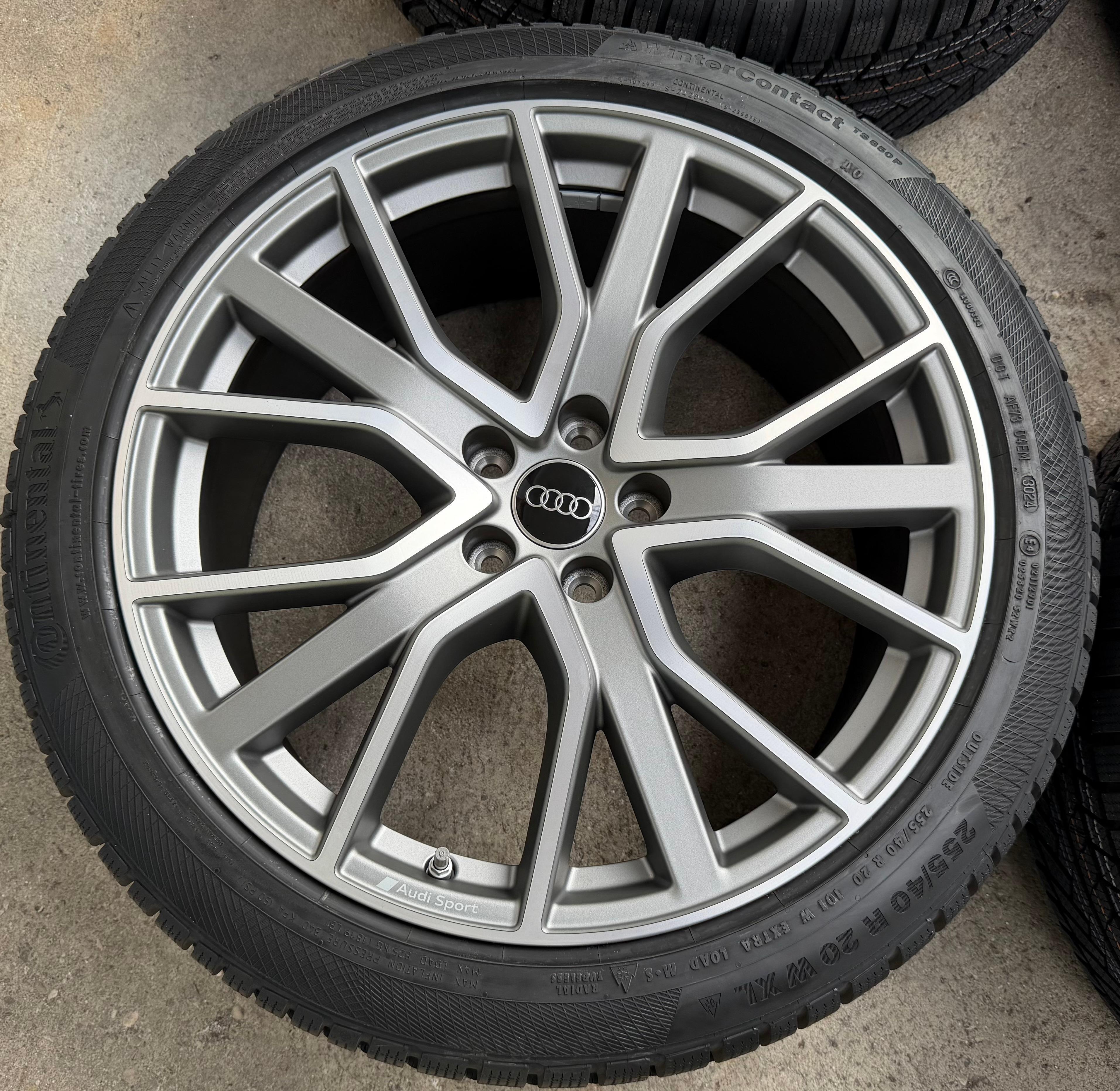 4 Original 20" Alu Winterräder Audi A6 S6 C8 4K F2 4K0601025AB 255/40R20 101W Continental NEU