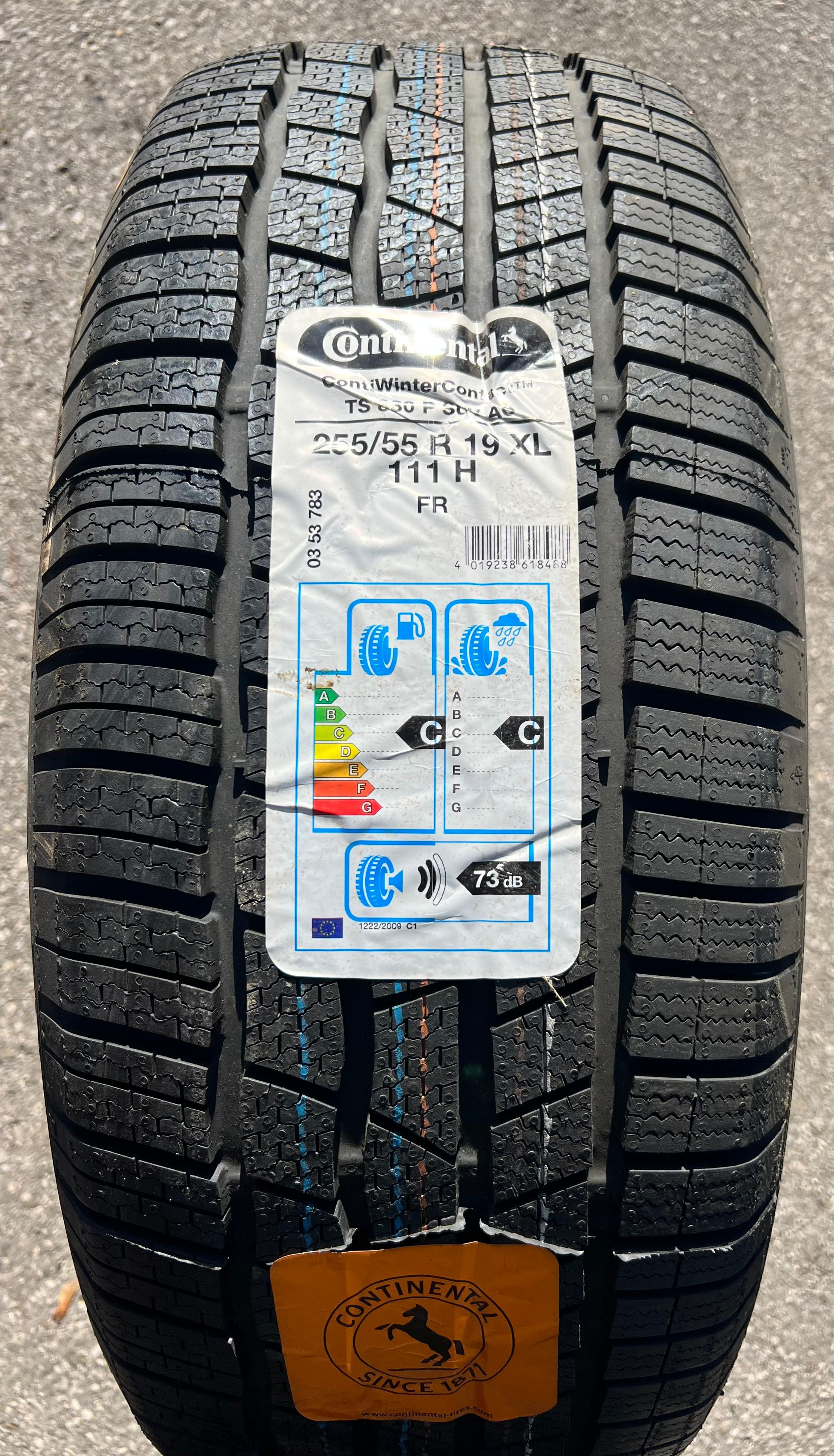 1 x 255/55R19 111H Winterreifen Continental Winter Contact TS830P NEU 2019