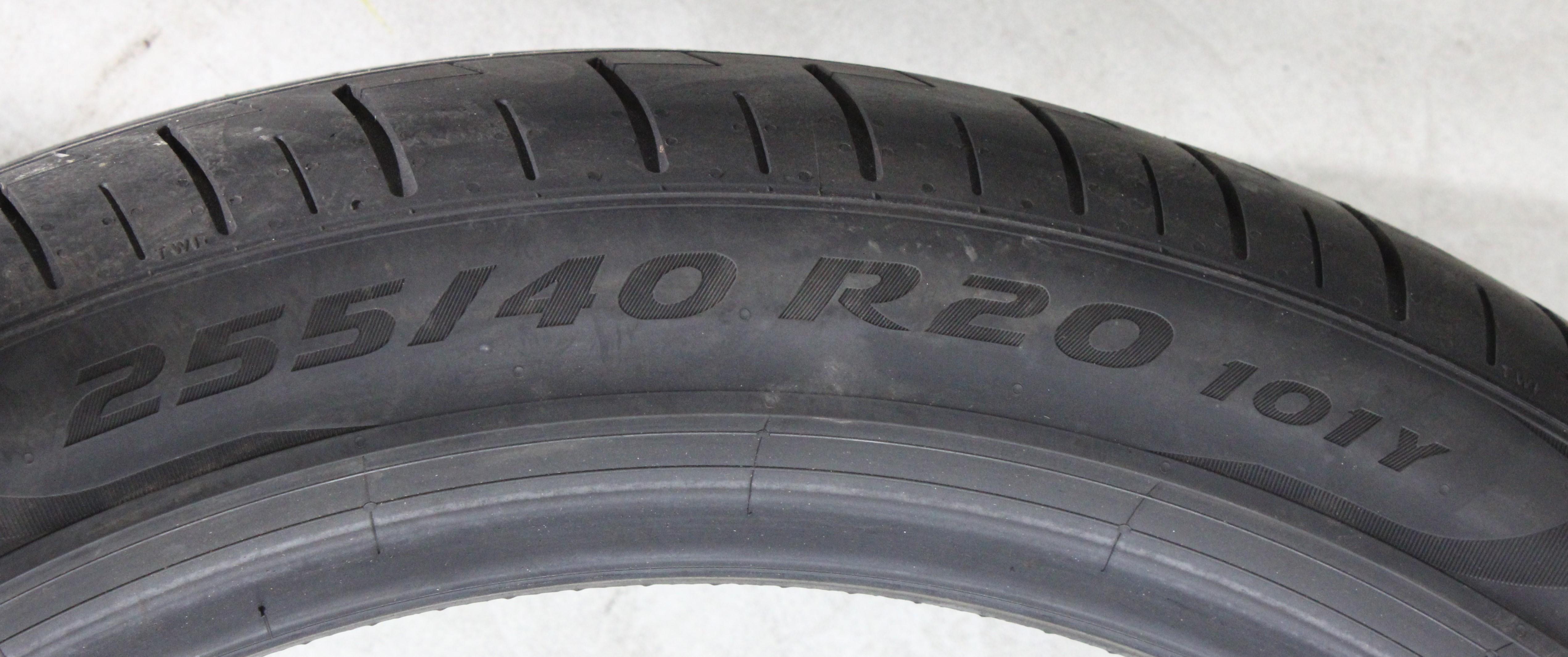 4 x 255/40R20 101Y Sommerreifen Pirelli Pzero PZ4 AO 6,5-7mm 2020 PNCS