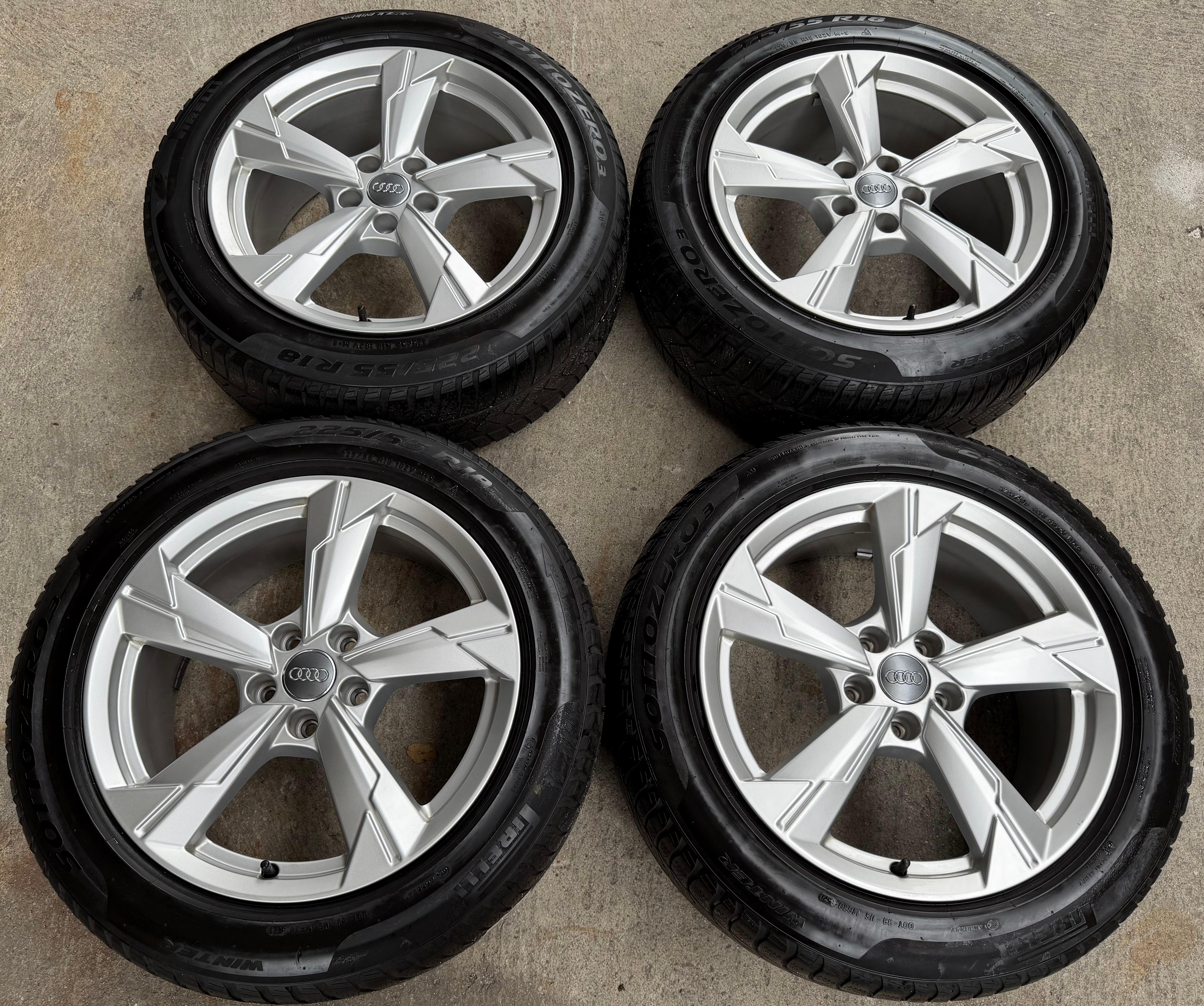 4 ORIGINELE 18" LICHTMETALEN VELGEN AUDI A6 4K F2 C8 4K0601025D 8x18 ET39 GRATIS THUISBEZORGD