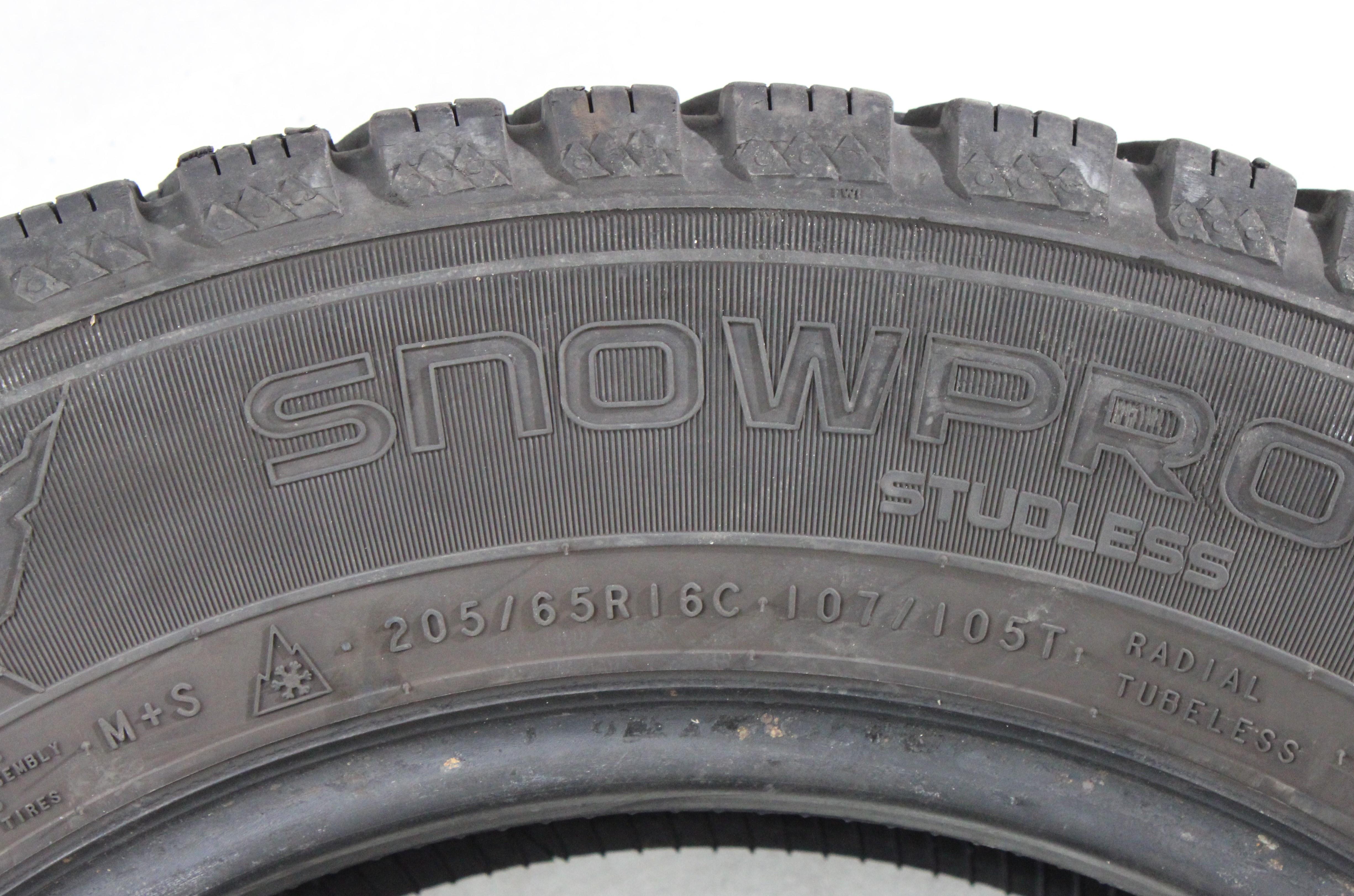 2 x 205/65R16C 107/105T Winterreifen Nokian Snowproof C 5,5mm 2024