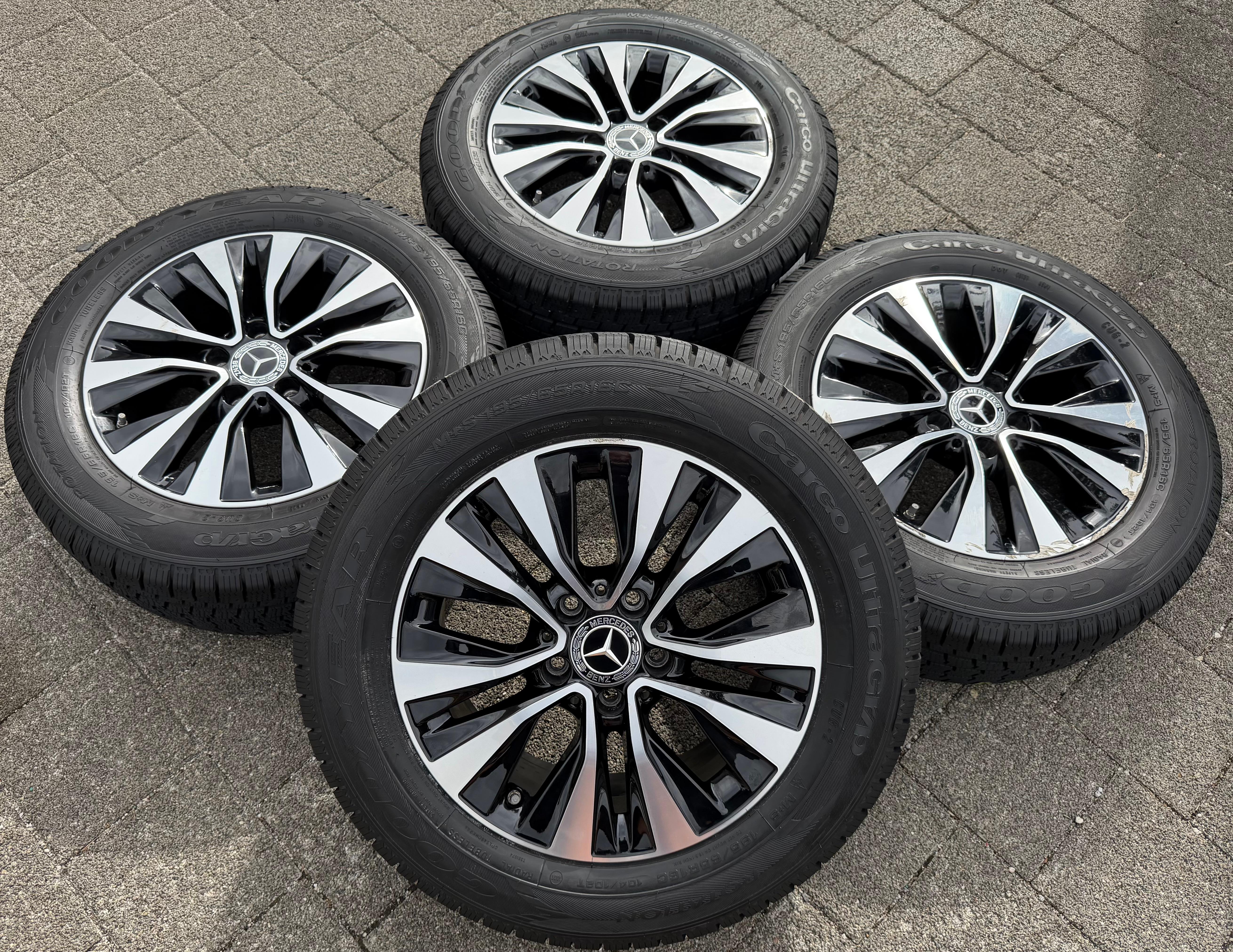 4 ORIGINAL 16" ALUFELGEN MERCEDES A-KLASSE W177 B-KLASSE W247 CLA W118 A1774010000 RDKS