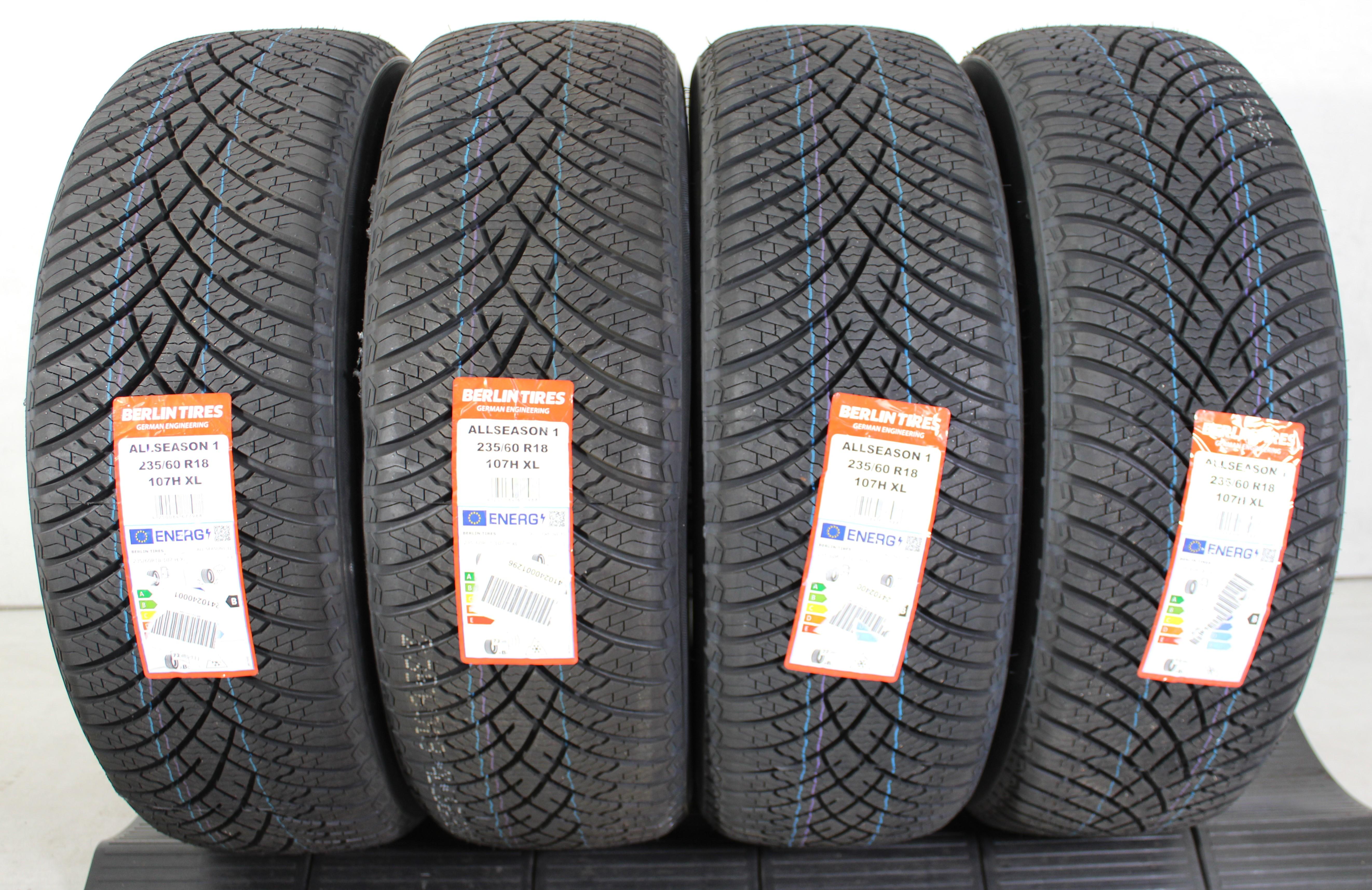 4 x 235/60R18 107H Ganzjahresreifen Berlin Tires All Season 1 2024