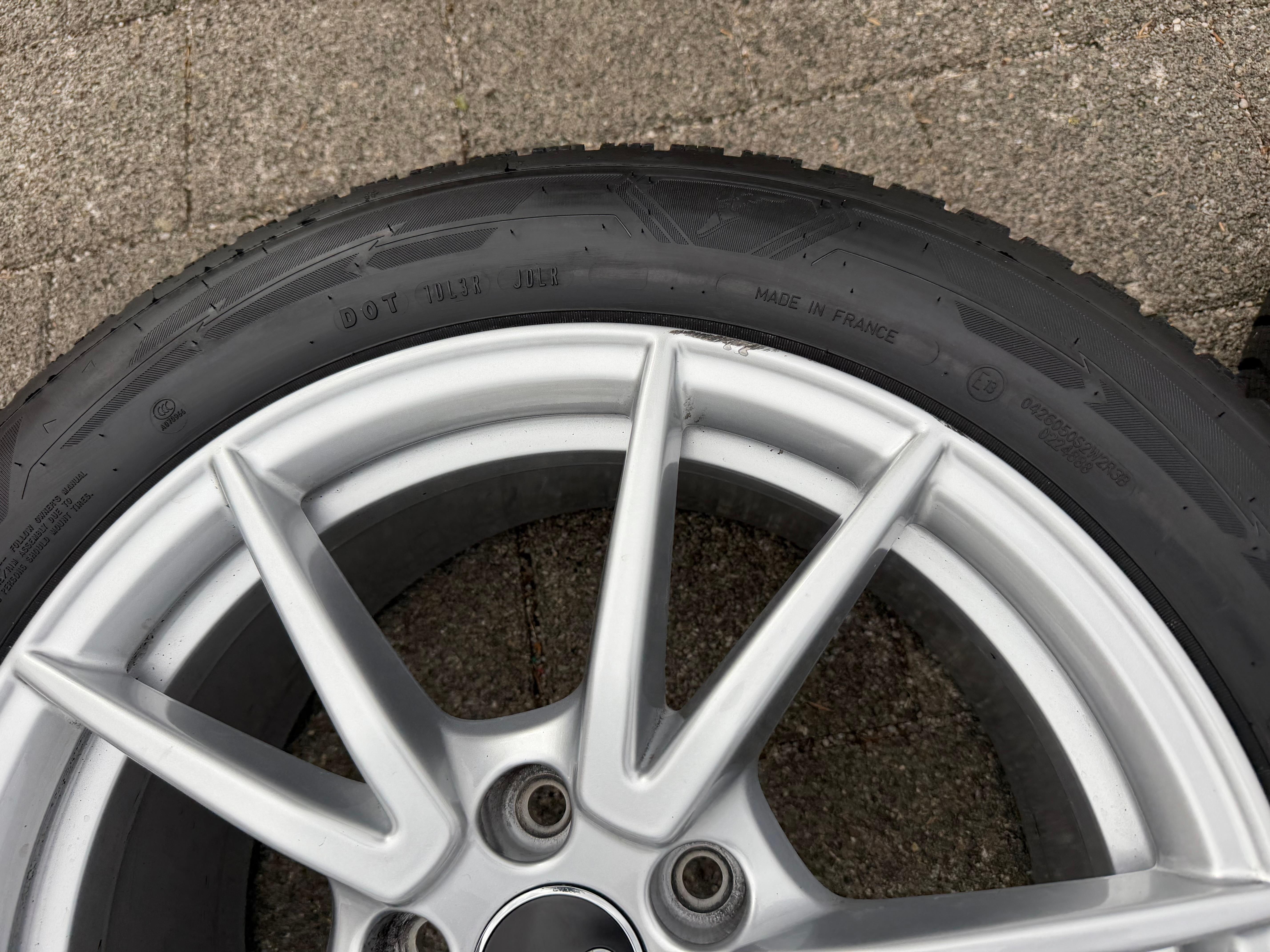 4 ORIGINAL 17" ALU WINTERRÄDER AUDI A5 S5 F2 B10 8B3601025A 215/55R17 98H 2025