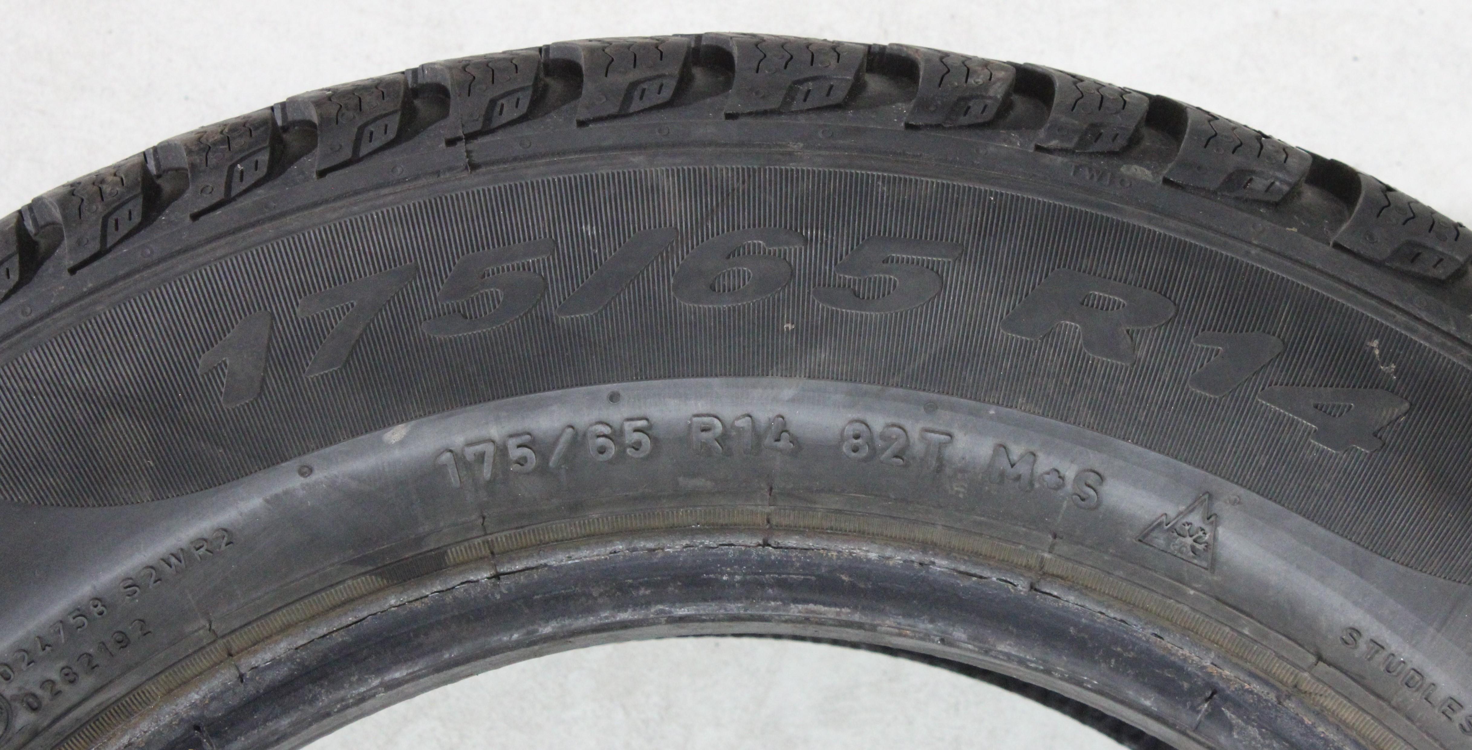 1 x 175/65R14 82T Winterreifen Pirelli Winter Cinturato 7,5mm 2019