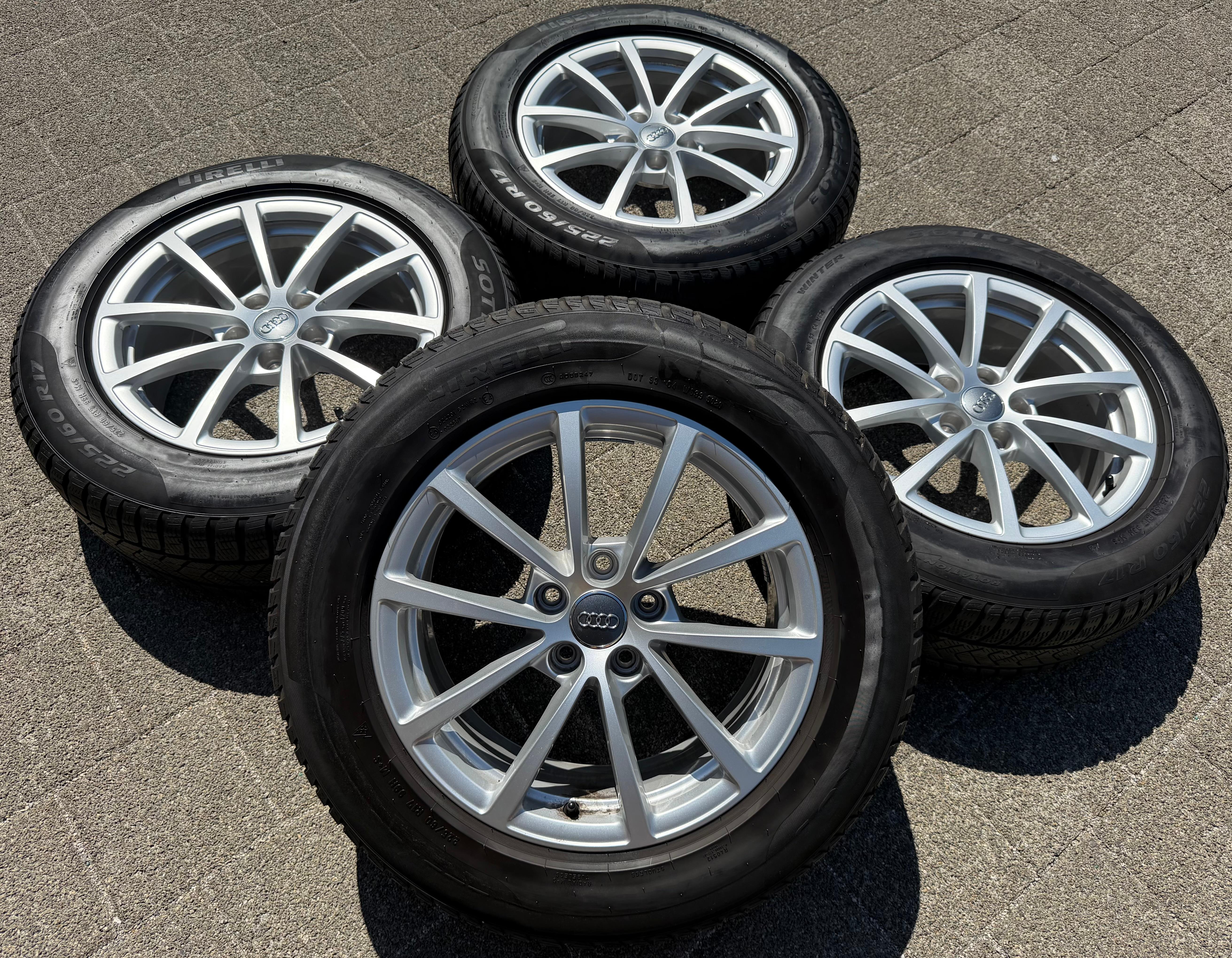 4 ORIGINAL 17" ALUFELGEN FELGEN AUDI A6 + AVANT 4K F2 C8 4K0601025 7,5x17 ET36