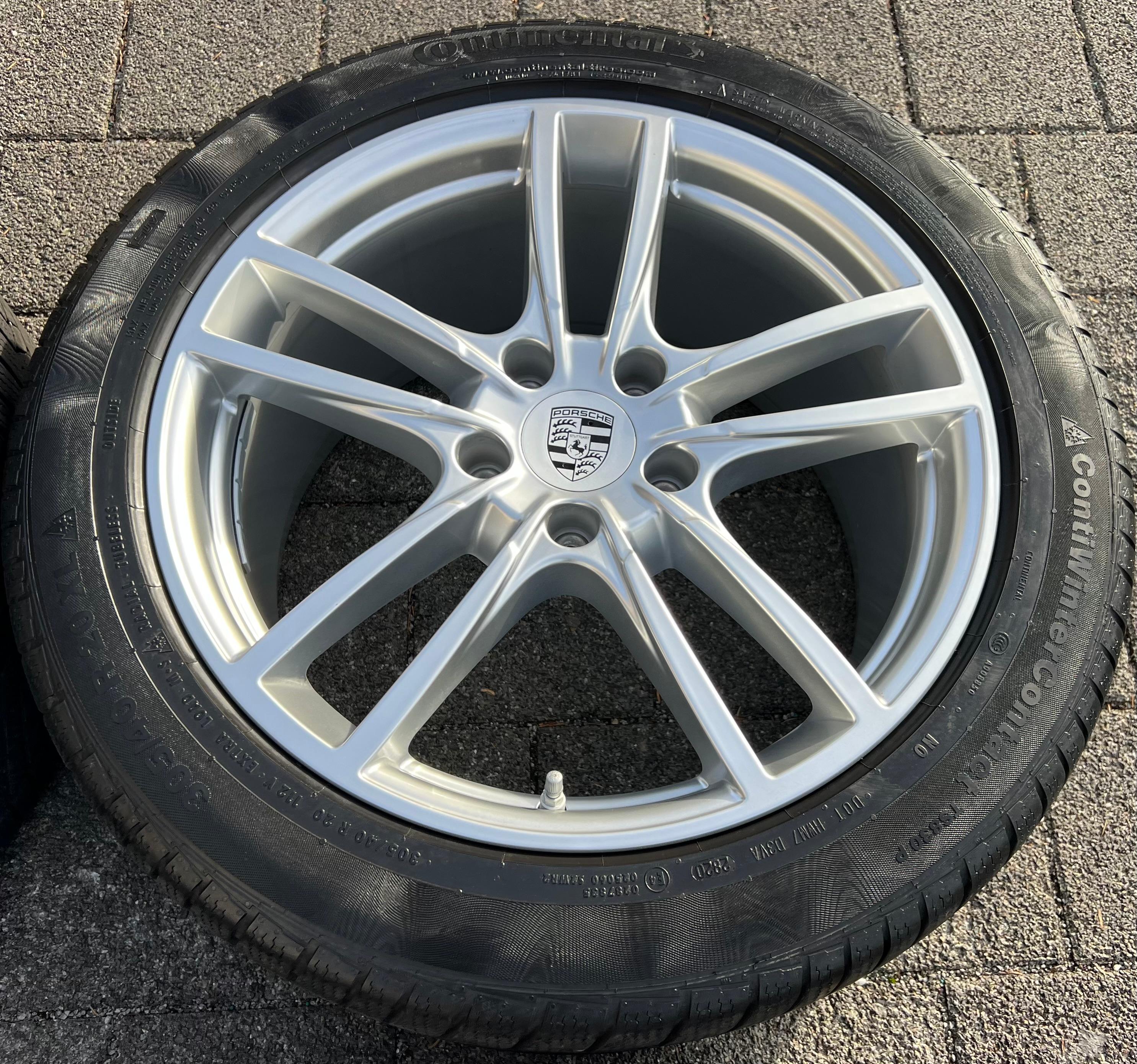 4 ORIGINAL 20" ALU WINTERRÄDER PORSCHE CAYENNE 9YA 9Y0601025F 9Y0601025G RDKS