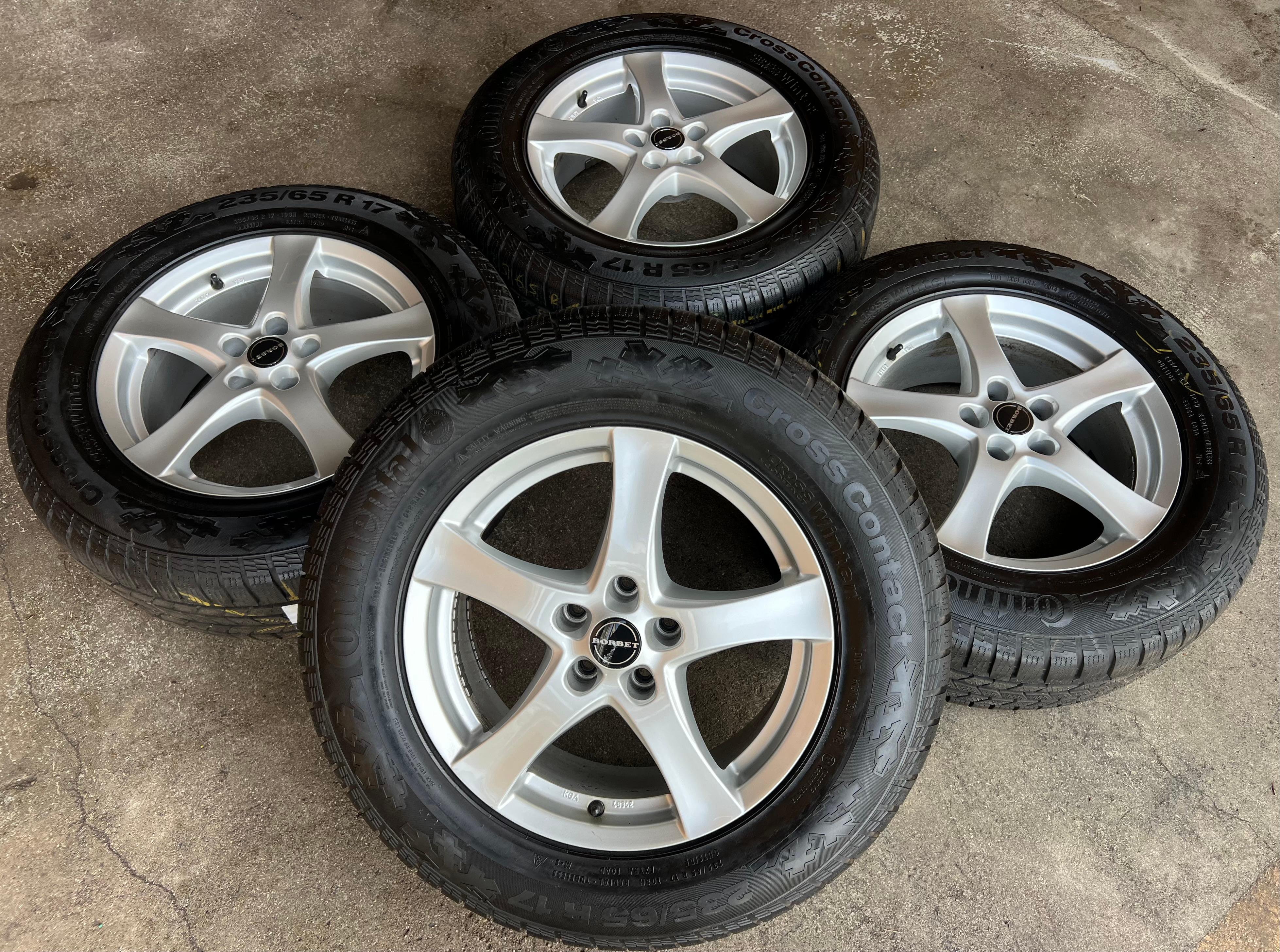 4 ALU WINTERRÄDER AUDI Q5 8R FY 235/65R17 108H CONTINENTAL 7-8MM