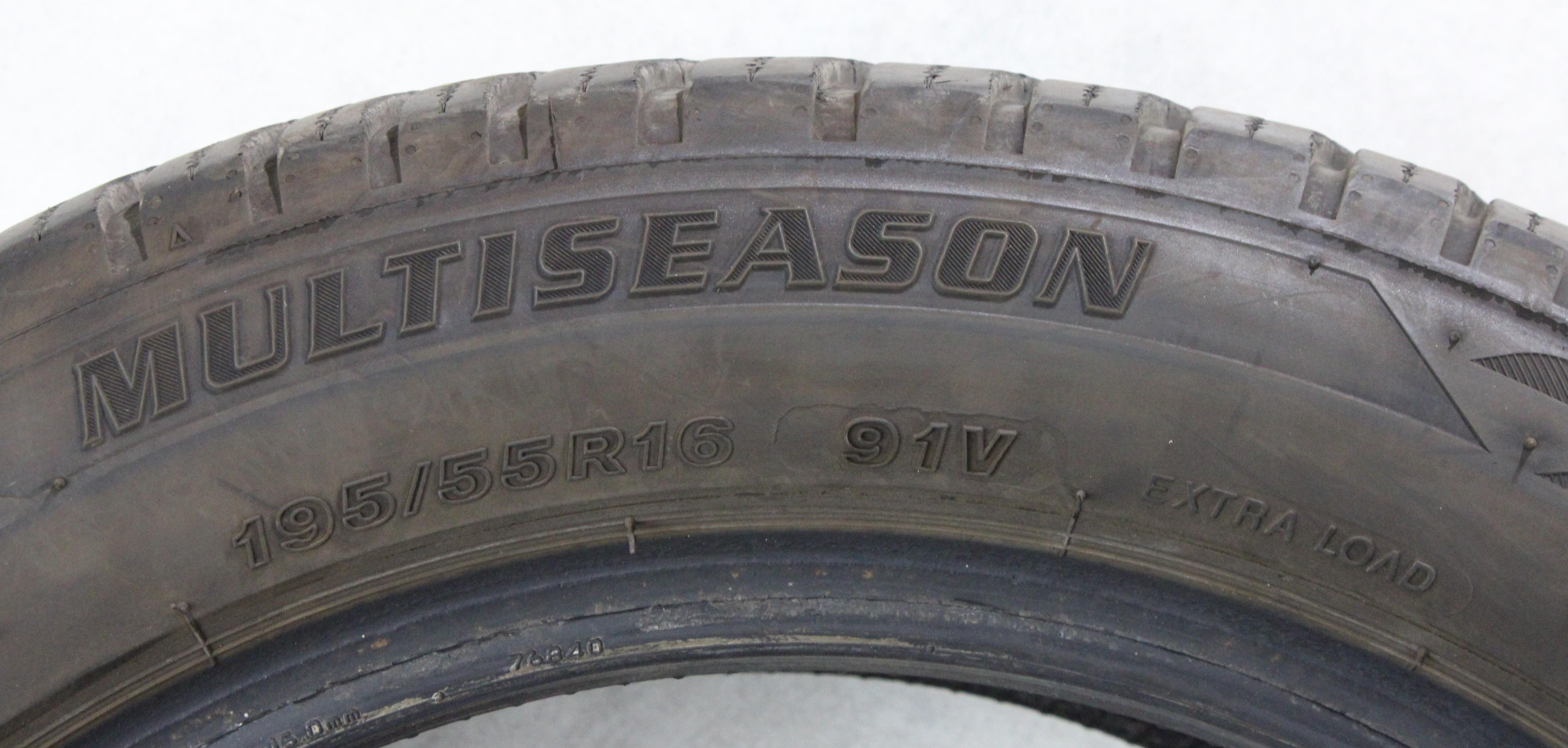 4 x 195/55R16 91V pneus toutes saisons Firestone Multiseason 6-6,5mm 2024 XL