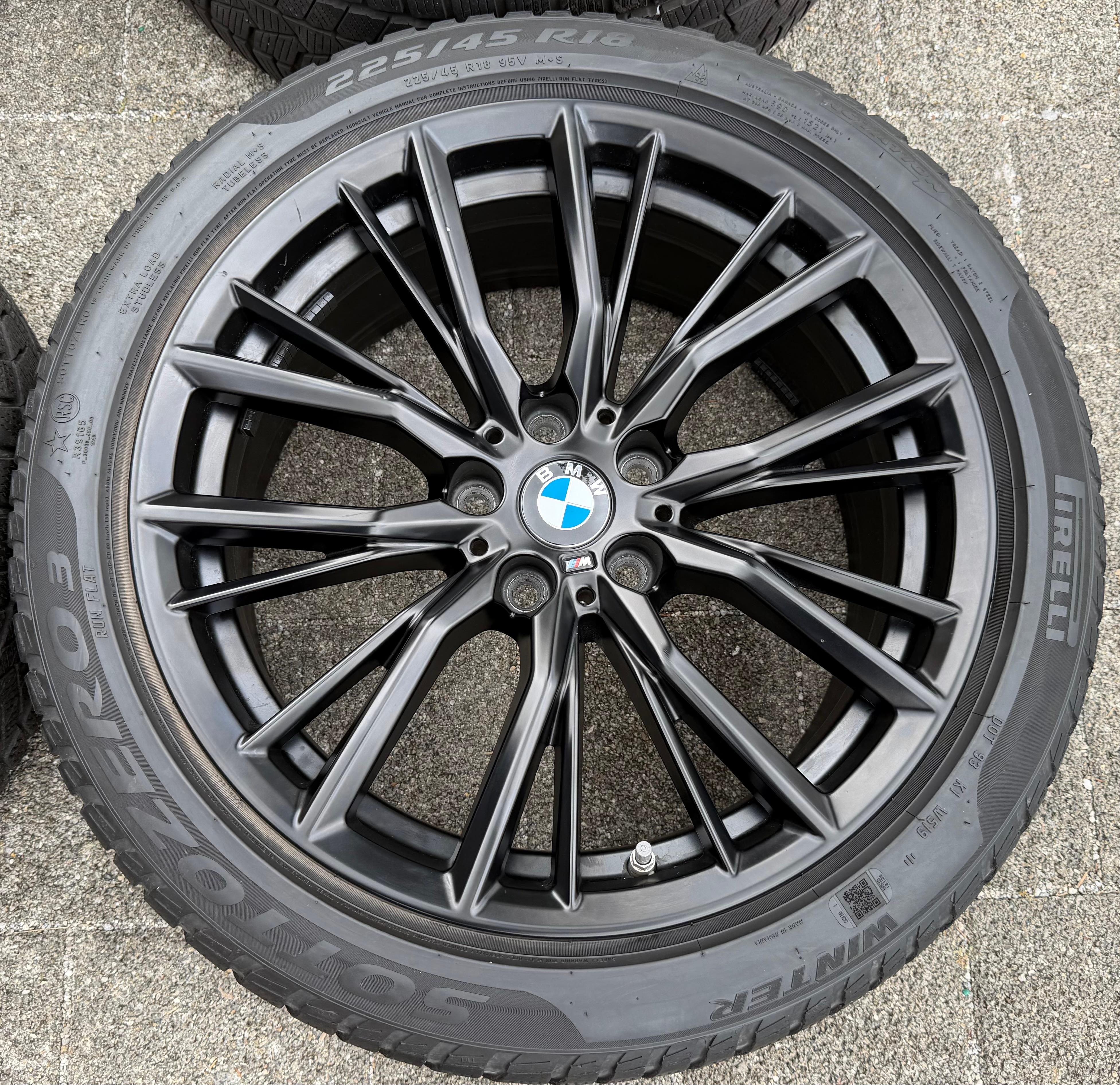 4 Original 18" Alu Winterräder BMW 3ER Reihe G20 G21 4ER G22 G23 2ER G42 M796 RDKS