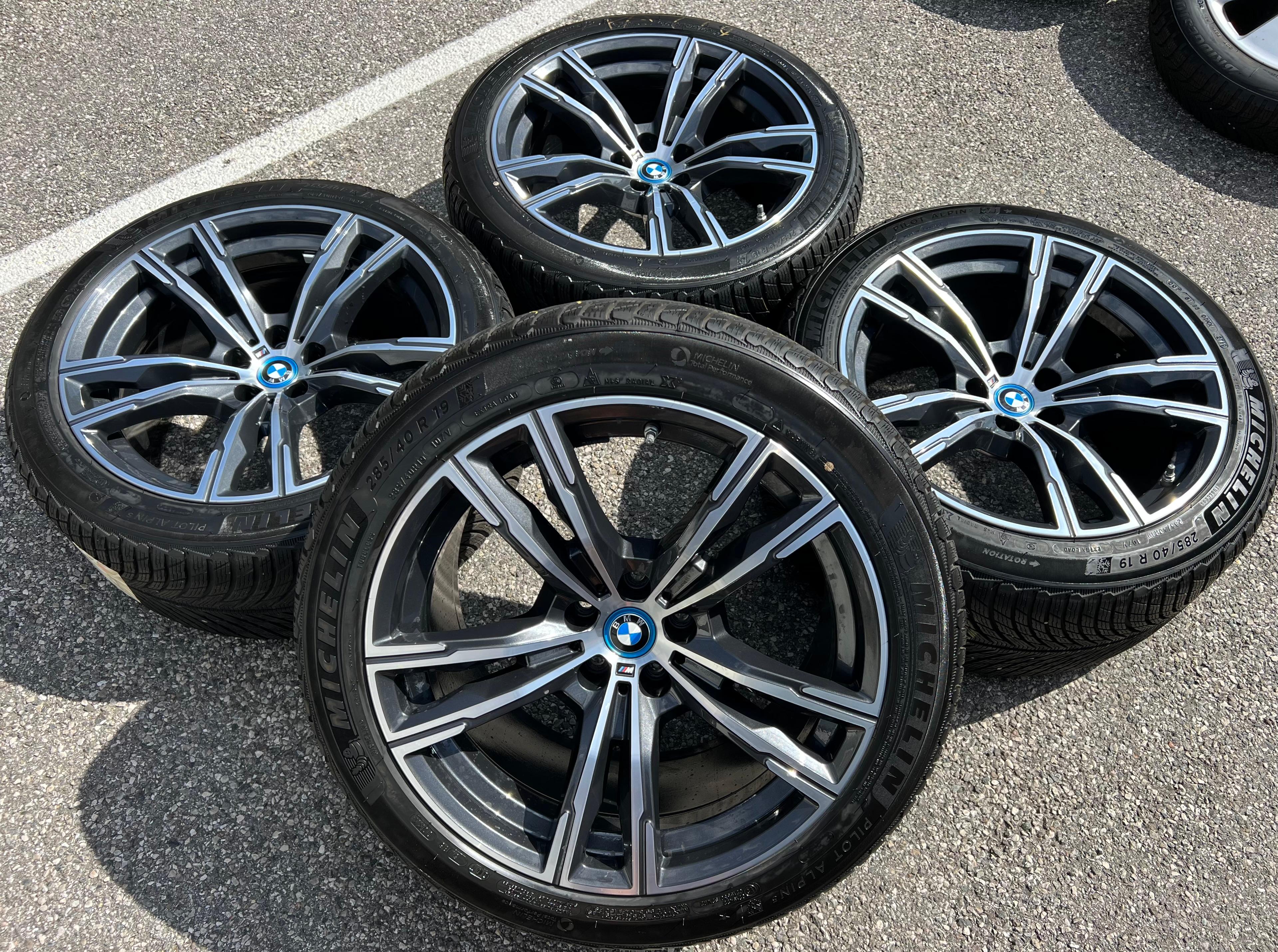 4 ORIGINAL 19" ALU WINTERRÄDER BMW M8 F91 F92 F93 STYLING M812 8089560 8089561 FREIHAUS
